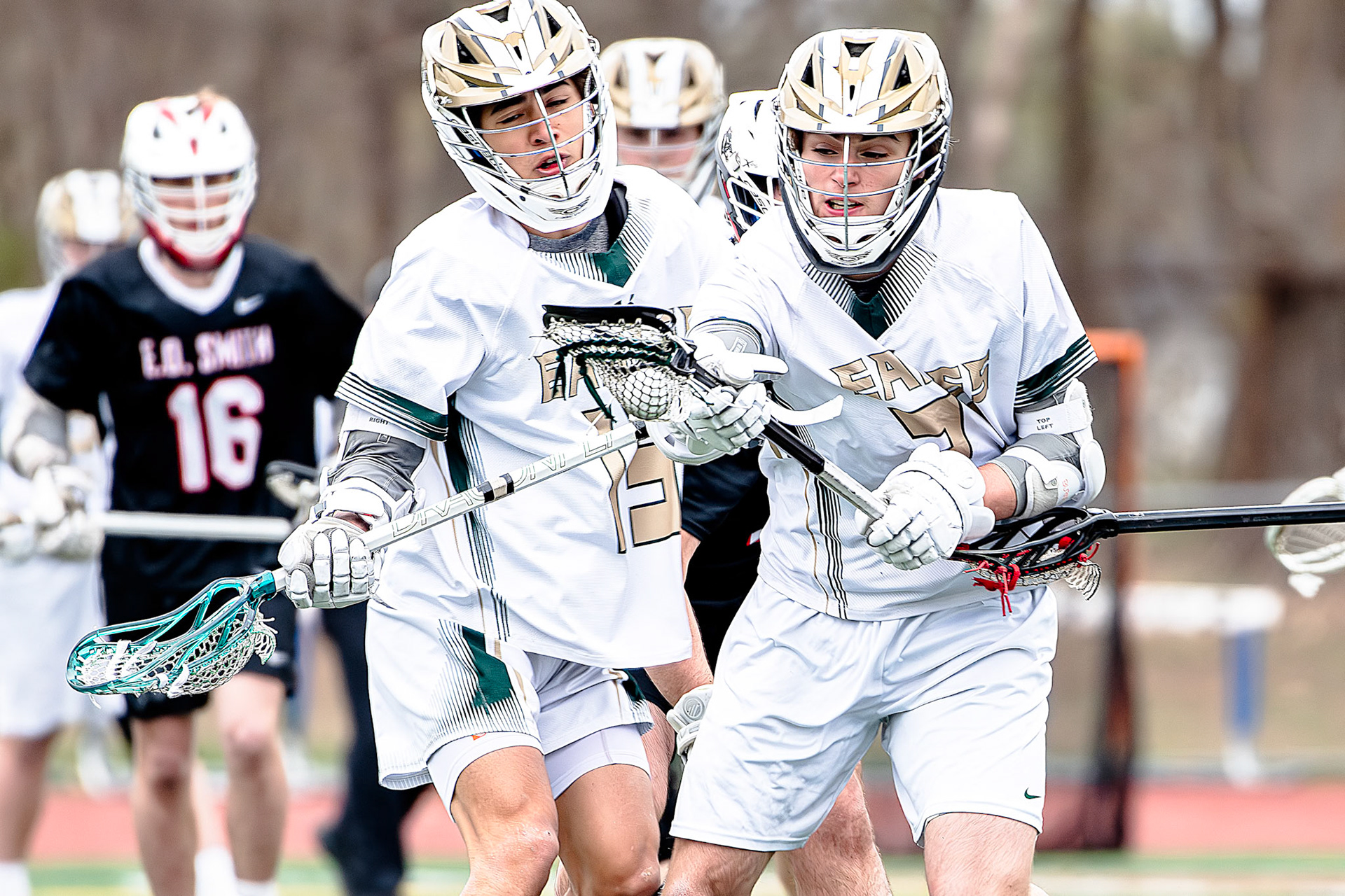 Enfield Eagles Varsity win vs E.O. Smith - April 21, 2025.