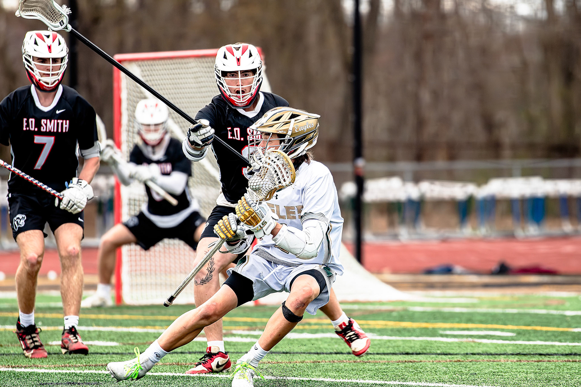 Enfield Eagles Varsity win vs E.O. Smith - April 21, 2025.