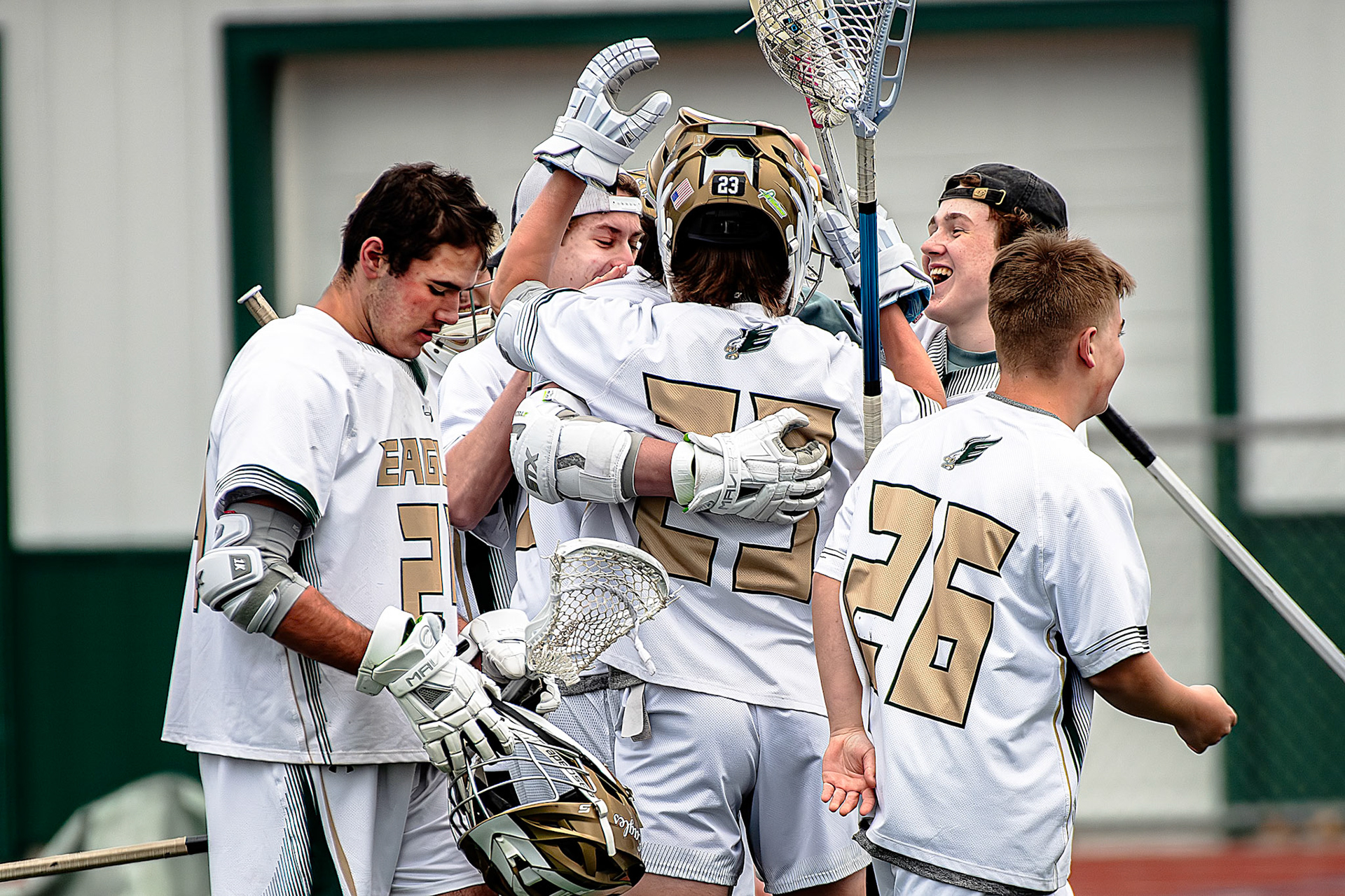 Enfield Eagles Varsity win vs E.O. Smith - April 21, 2025.