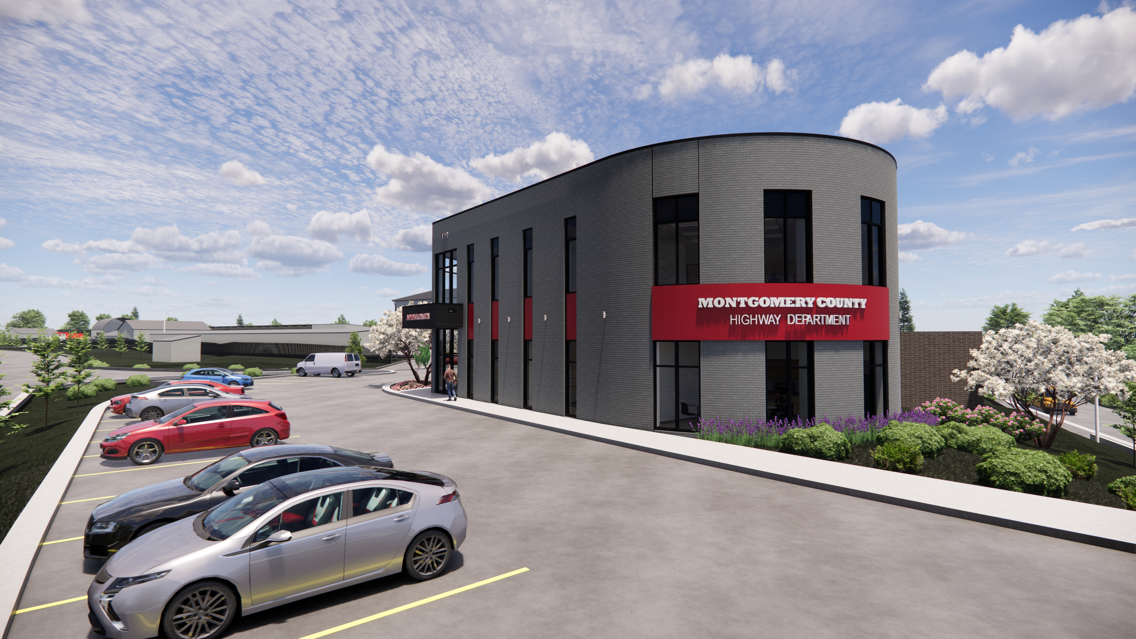 Rendering: Admin Building