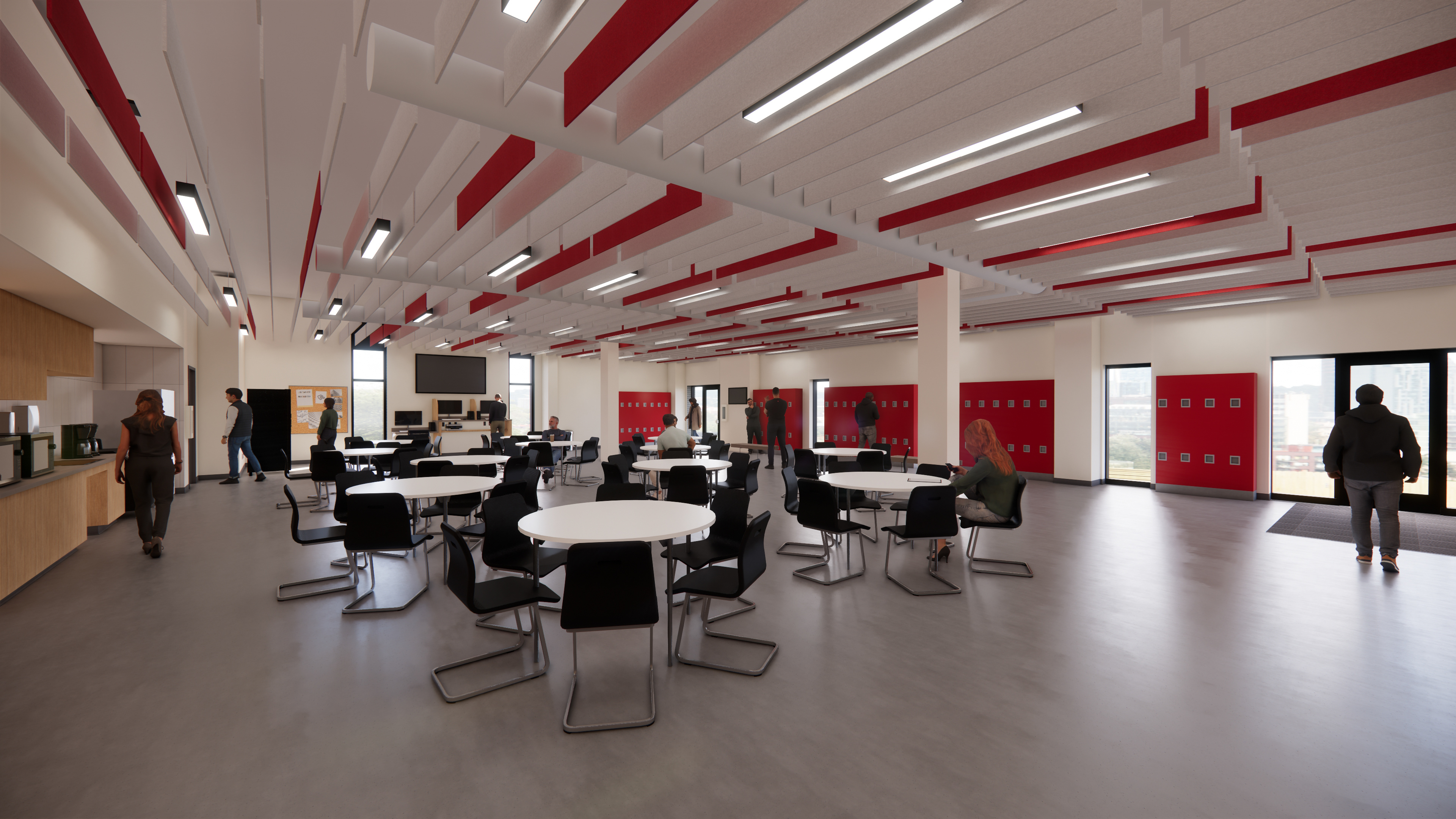 Rendering: Admin Breakroom