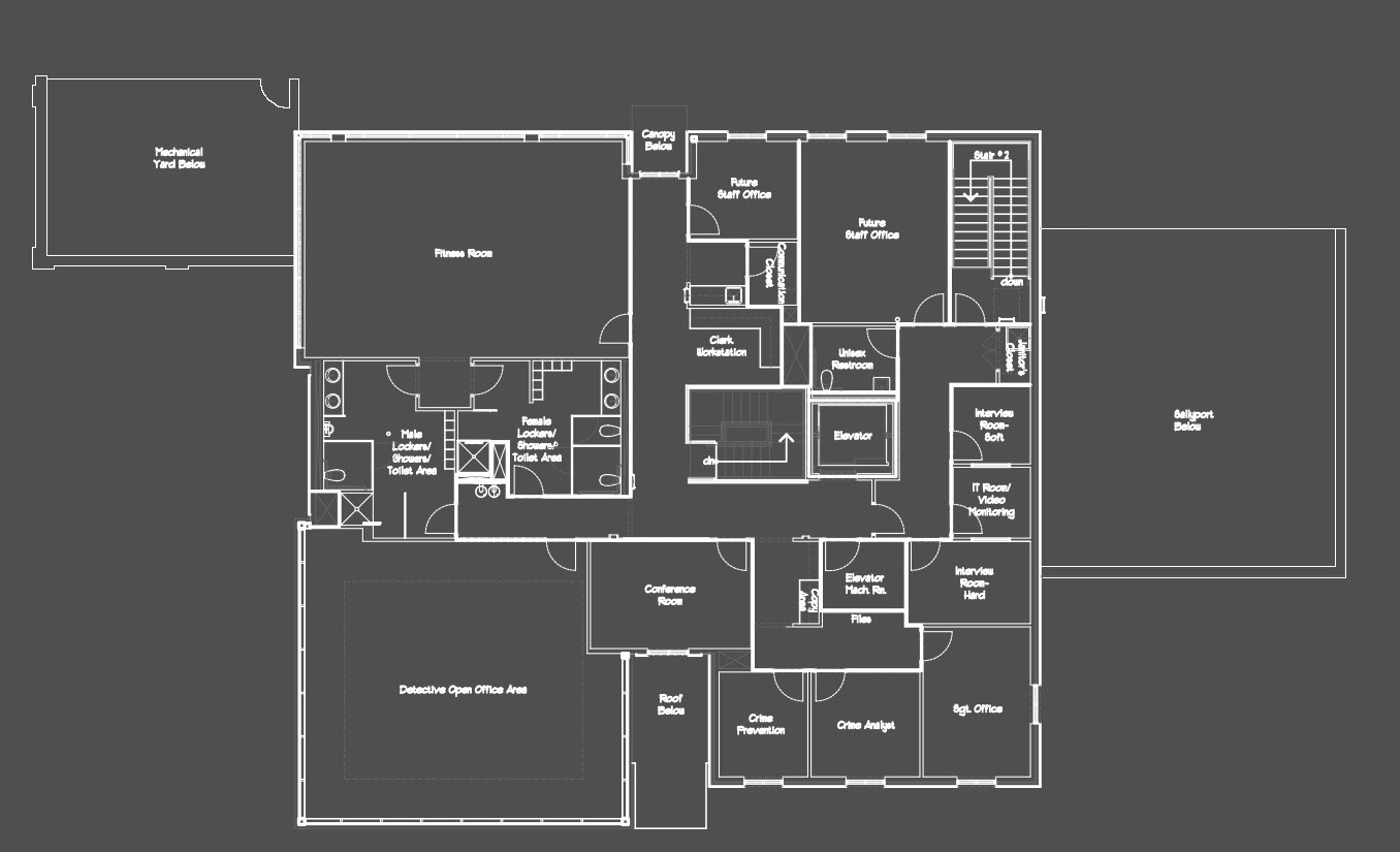 floor plan police station designs