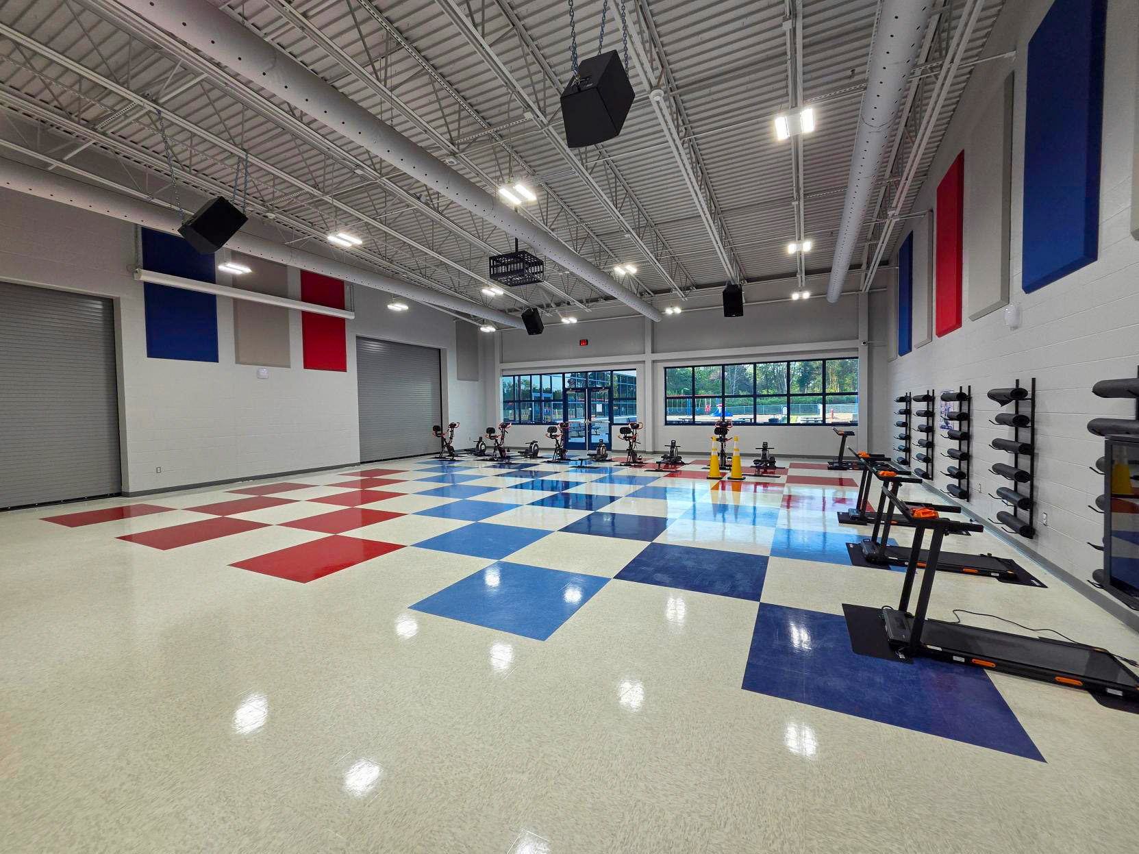 Auxiliary Gymnasium: Constructed
