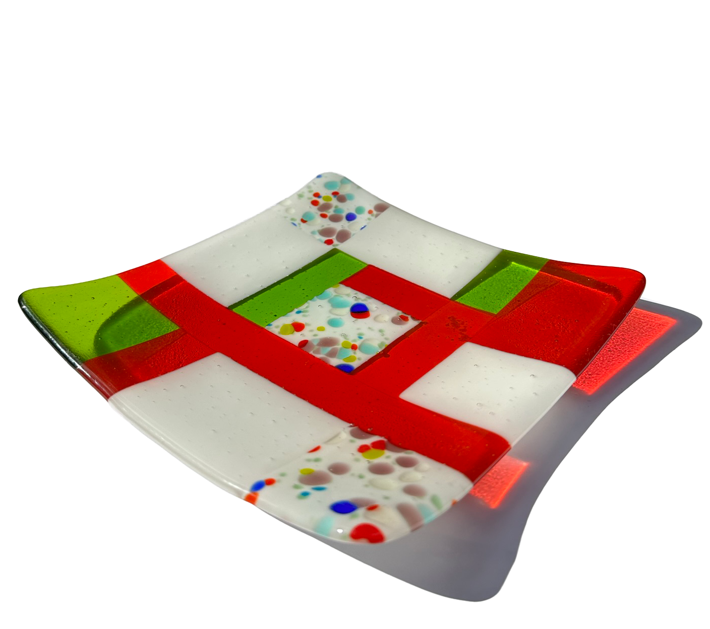 Vibrant Quilt casting light and color
