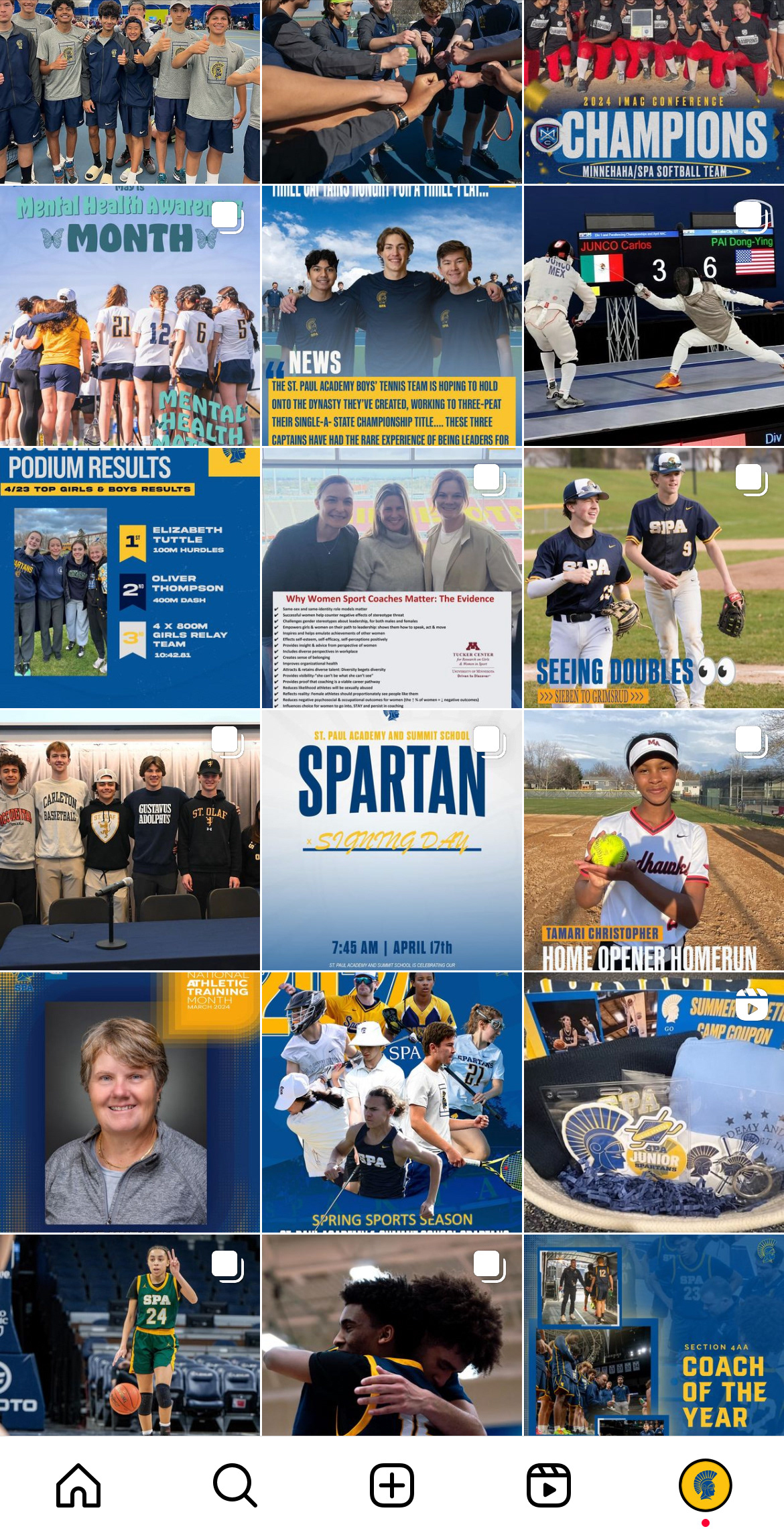 Follow me on Instagram @spaspartanathletics