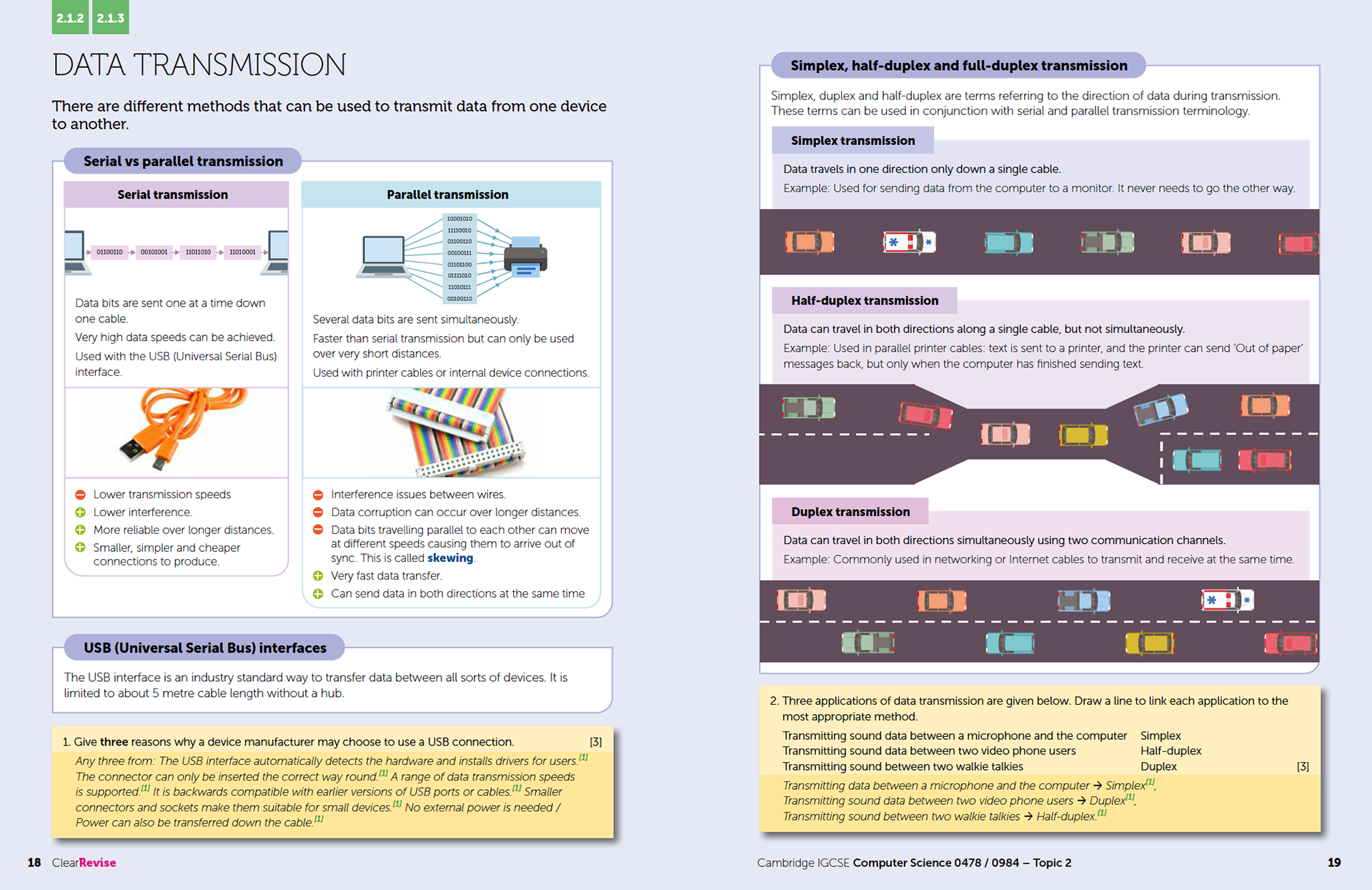 Spread from Cambridge IGCSE Computer Science