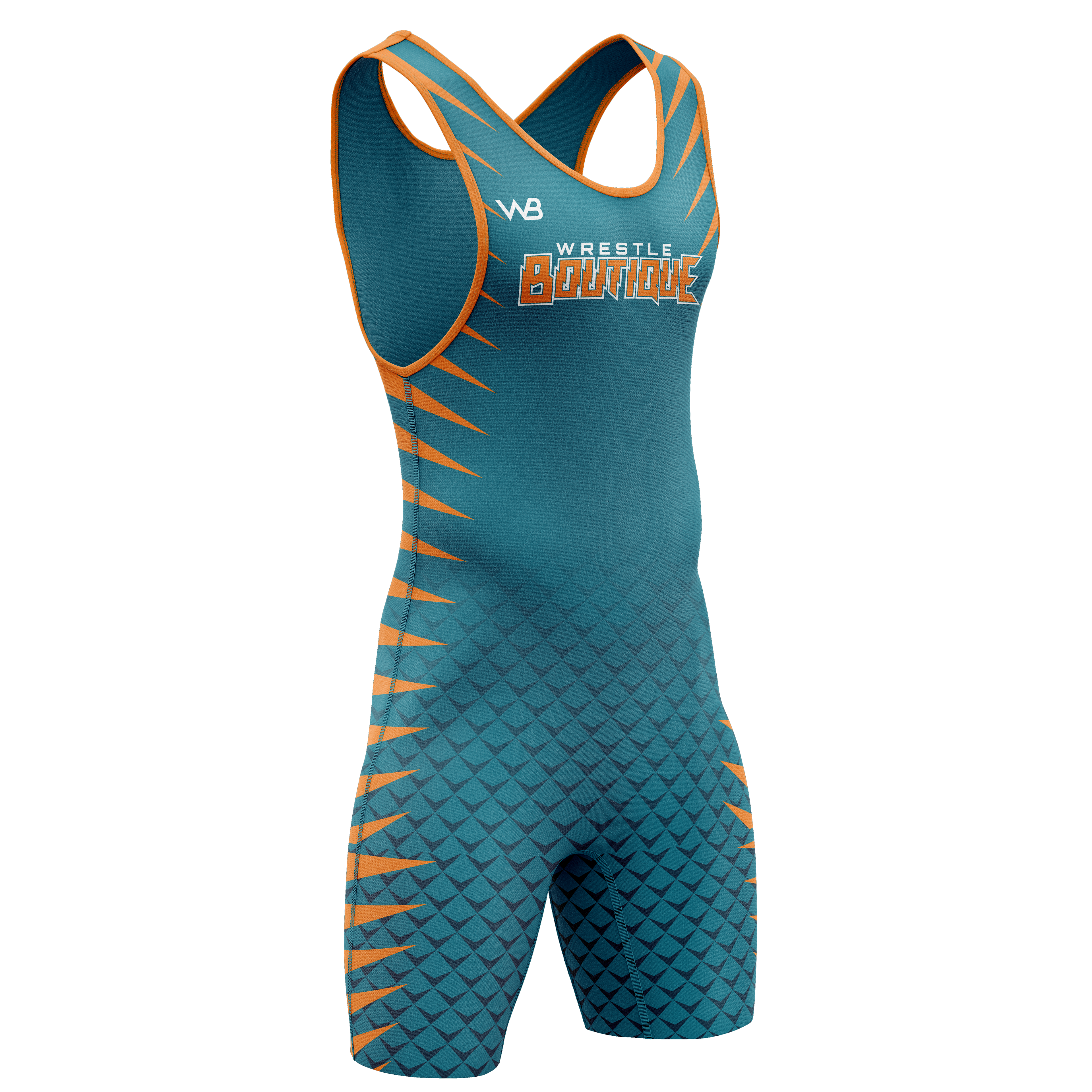 Teals Singlet - Funky Flickr Boyz Gear