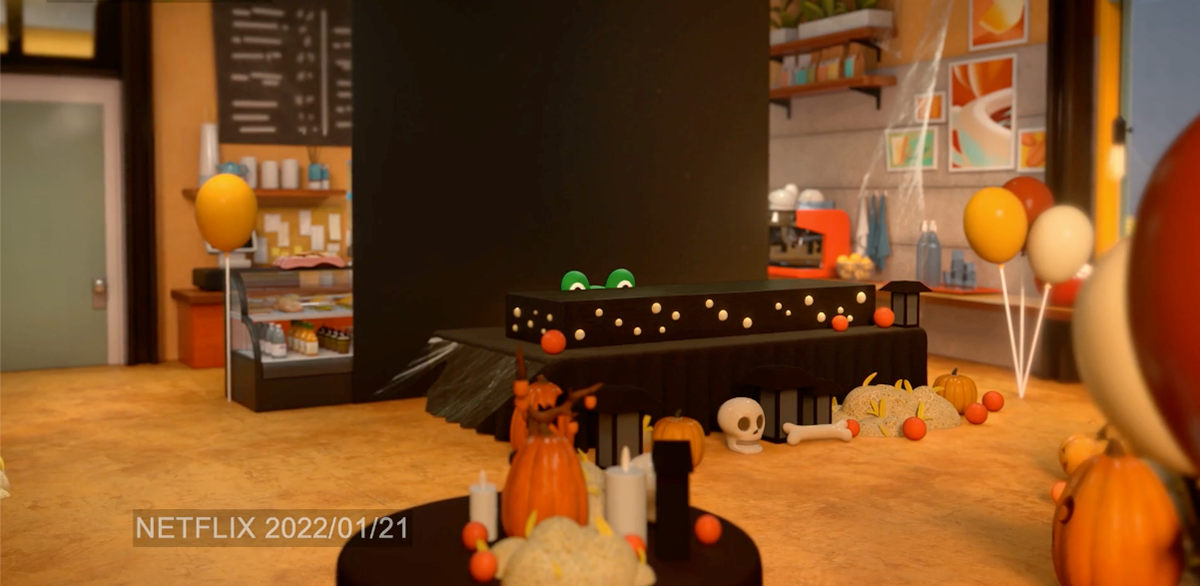 How the asset looks in the show