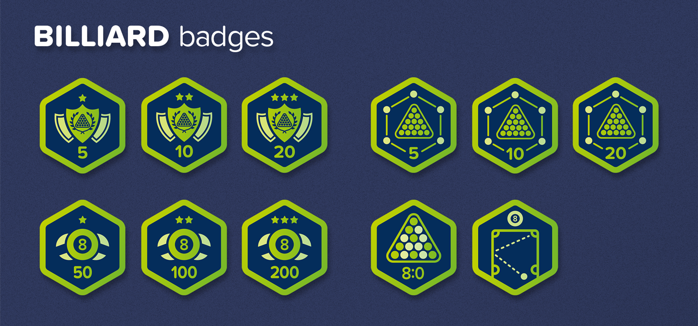 Hori Design - Heroes of Pub Sports – Achievement Badges and more