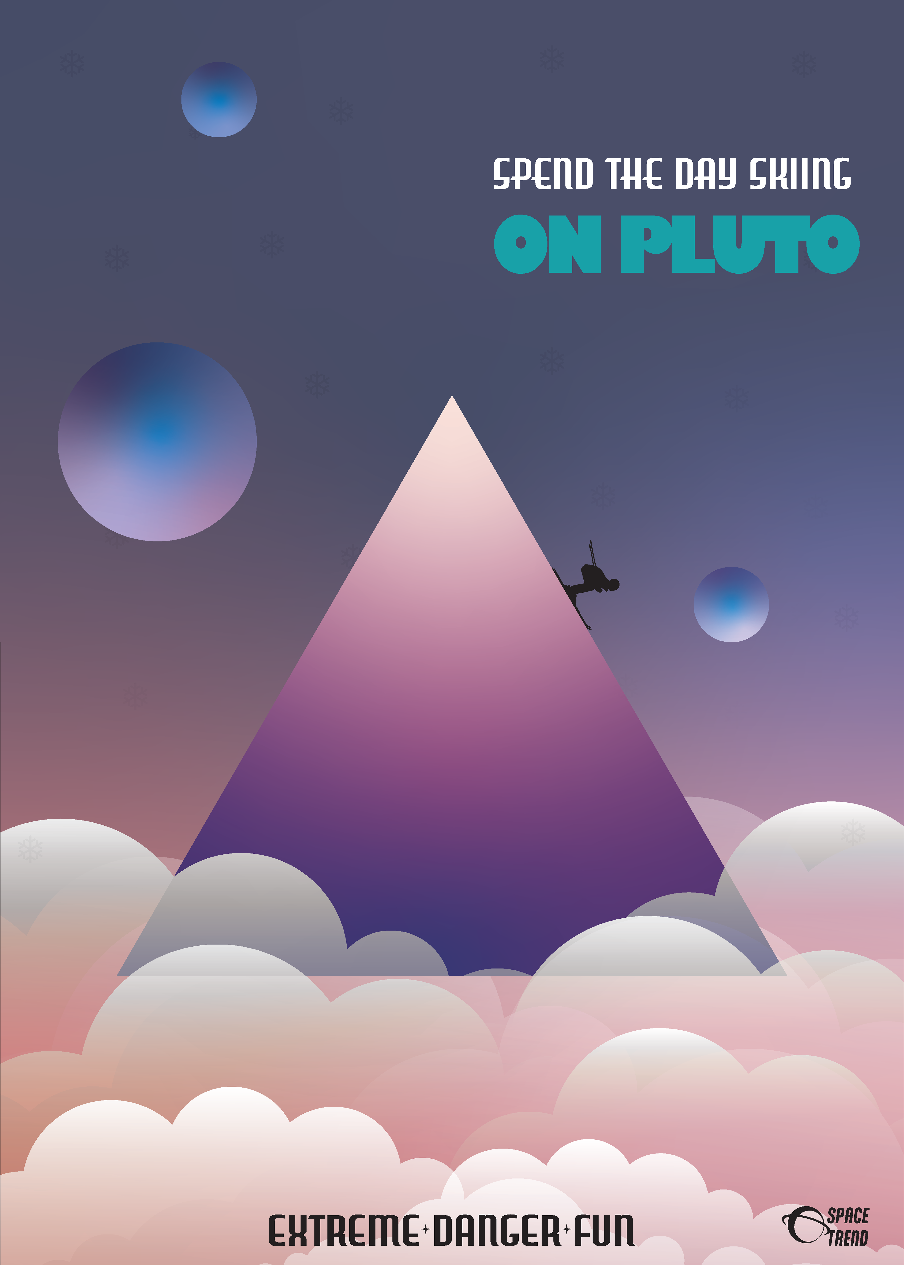 Sking on planet Pluto