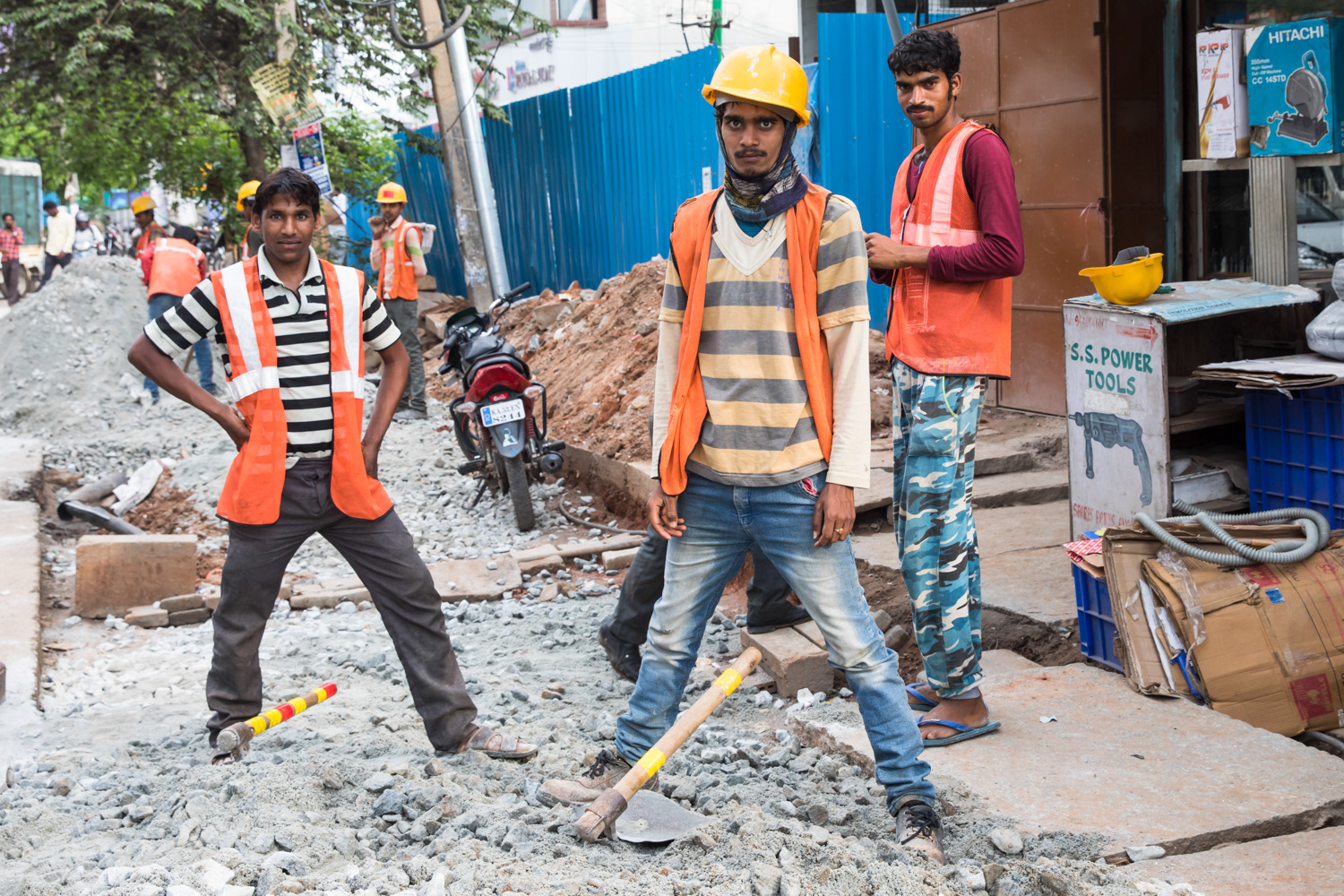 Bangalores gader renoveres samtidig med at der etableres en metro