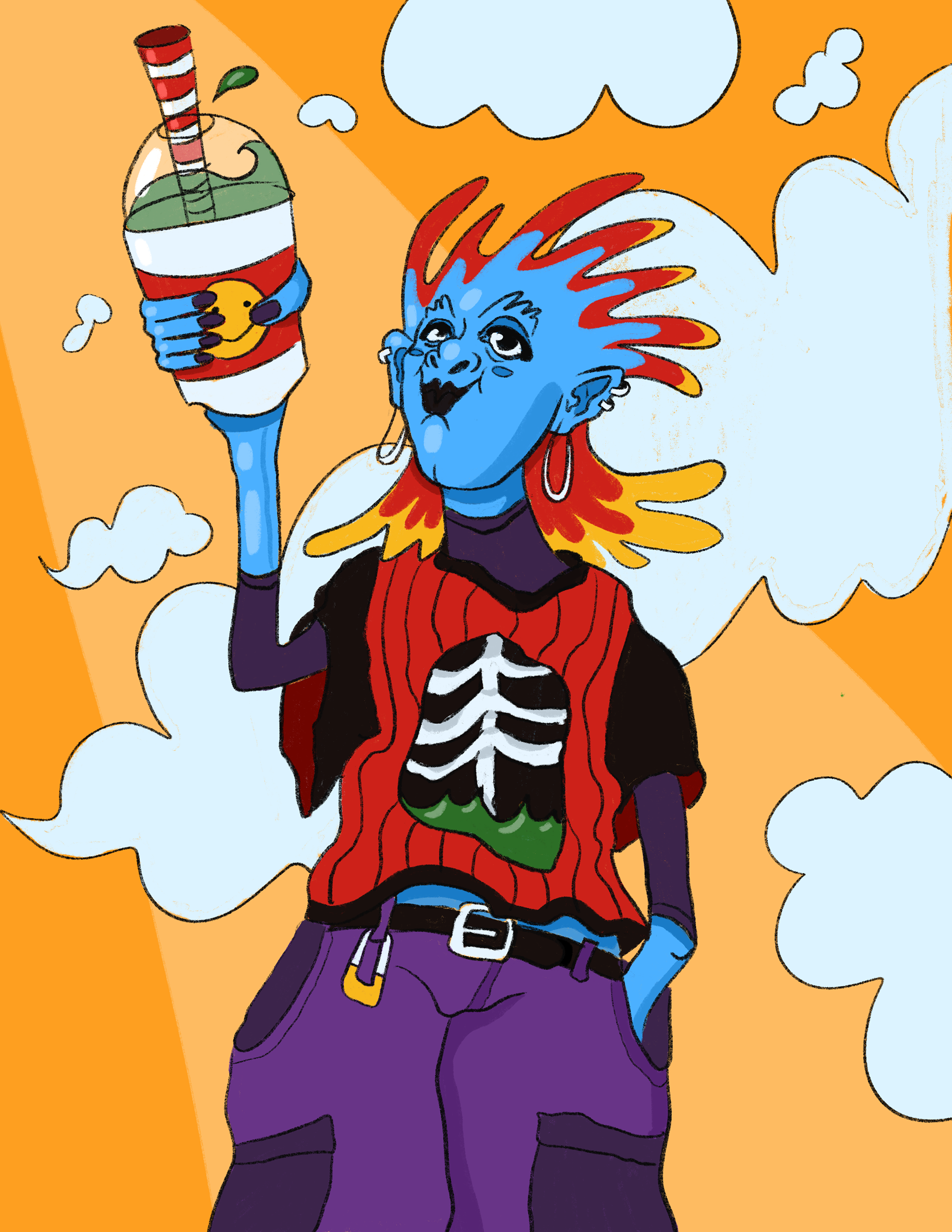 Slush Puppy  - Digital Illustration (Procreate)