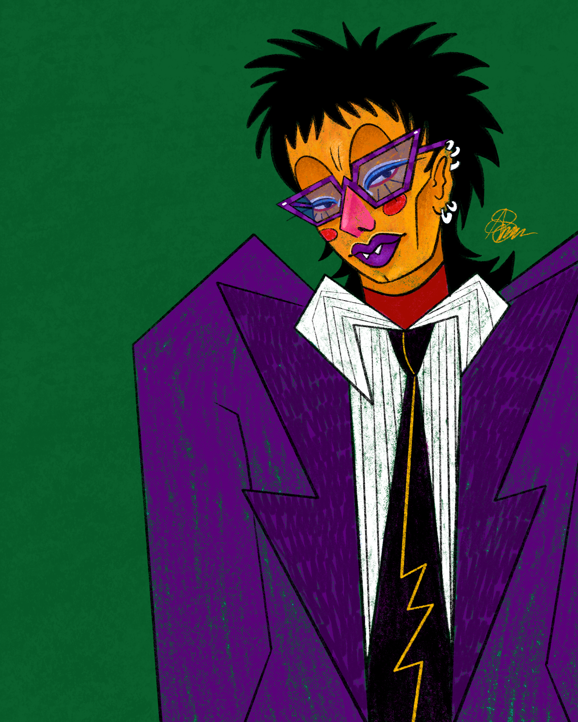 Unibrow - Digital Illustration (Procreate)