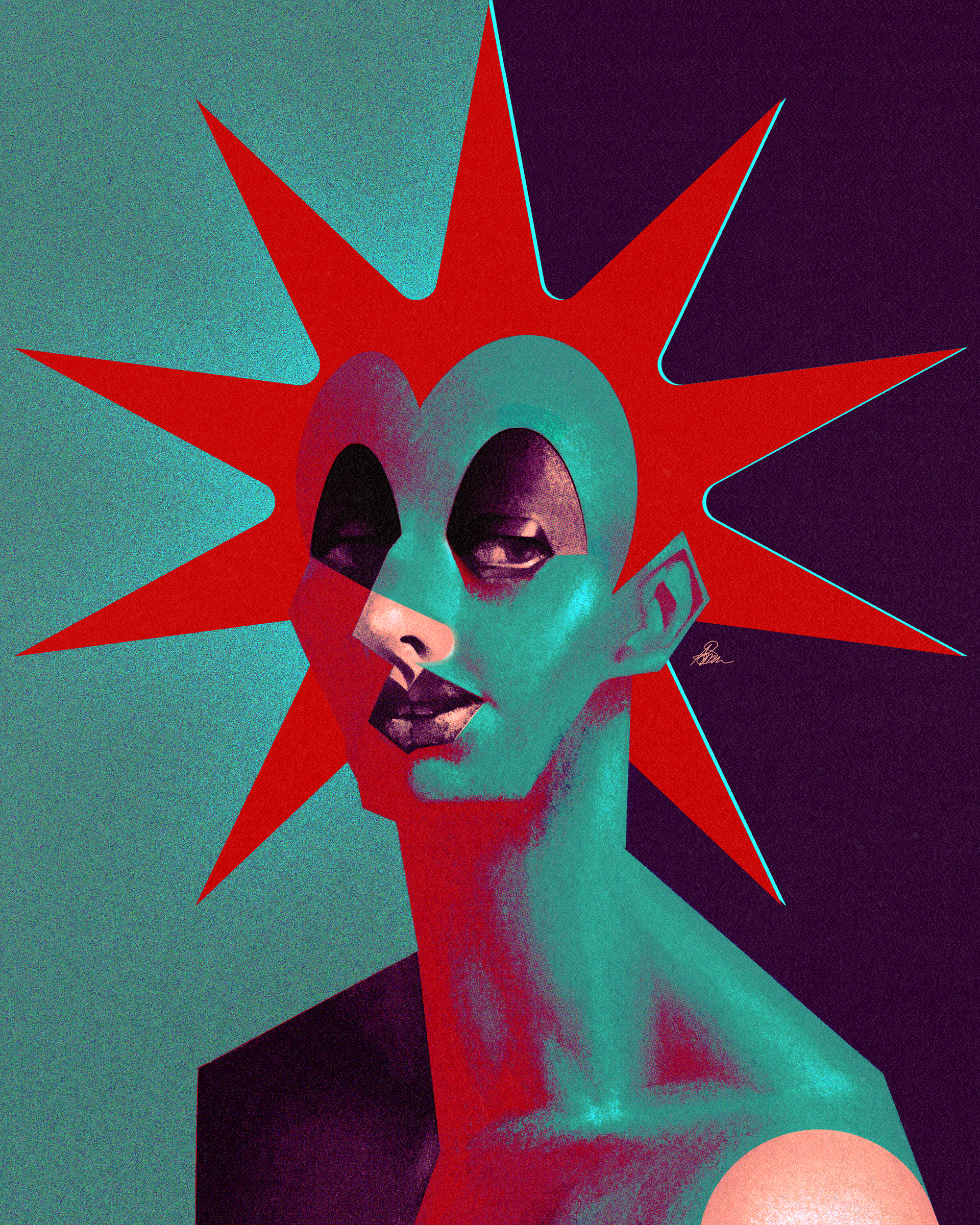 Garbo - Digital Illustration (Procreate & Photoshop)