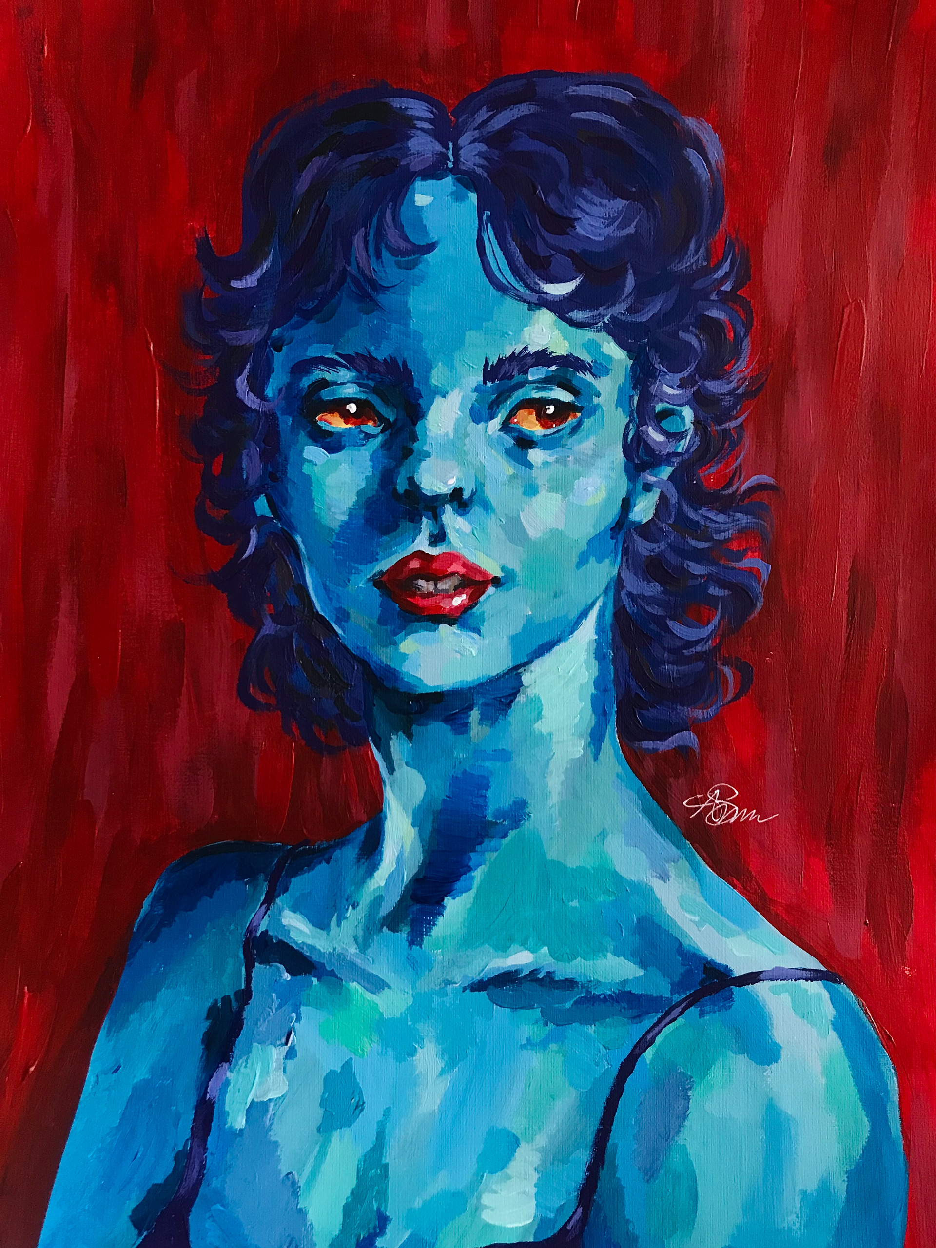 Quinn - Acrylic on canvas paper