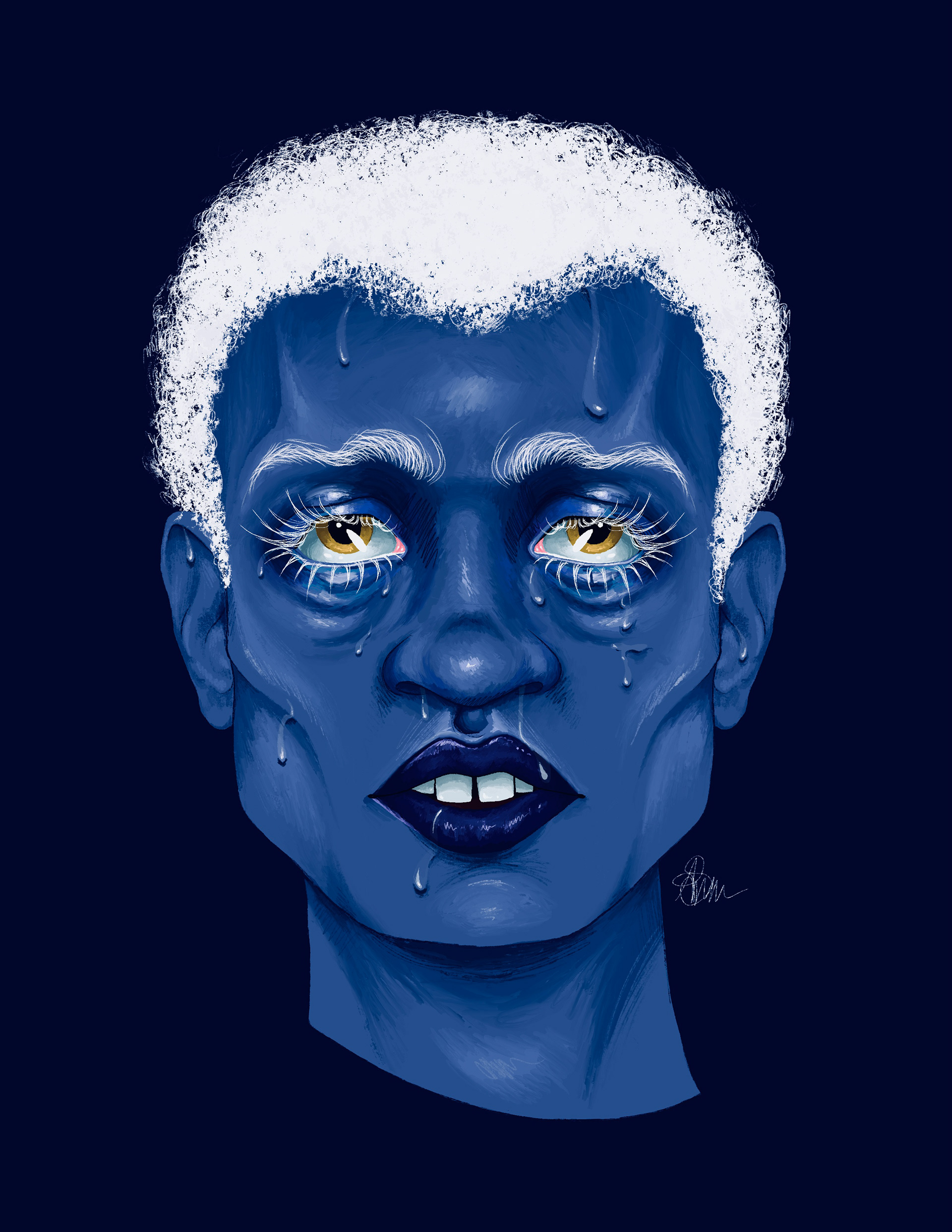 Migraine - Digital Illustration (Procreate)