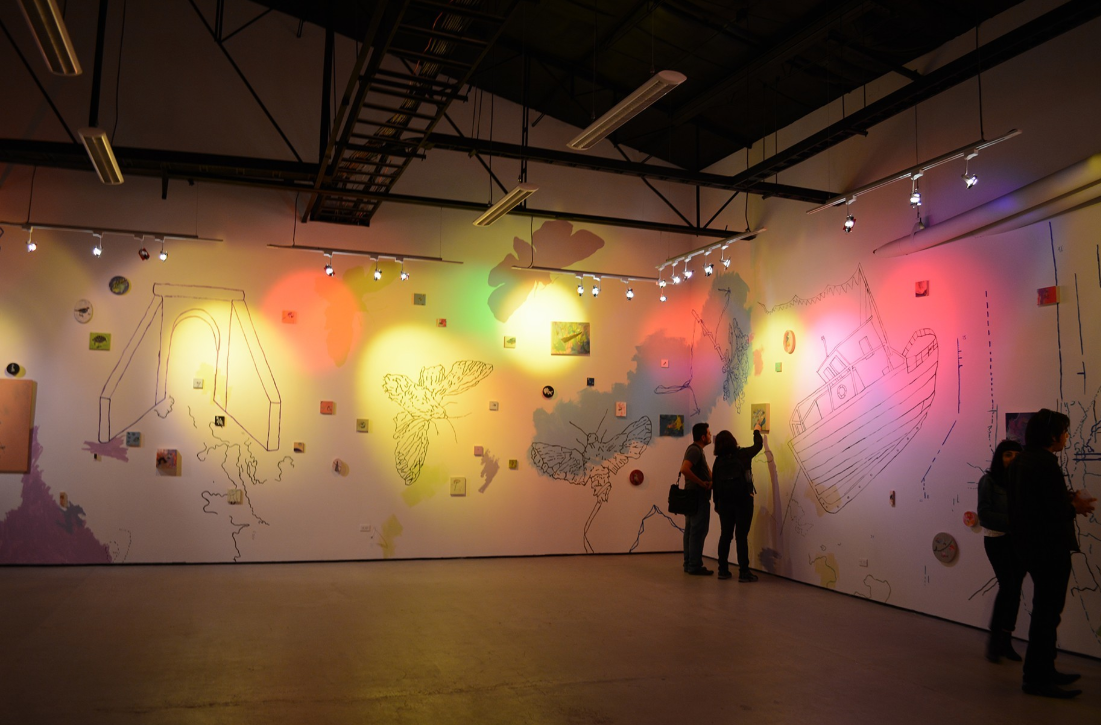 Installation Detail, "Associations" 2016