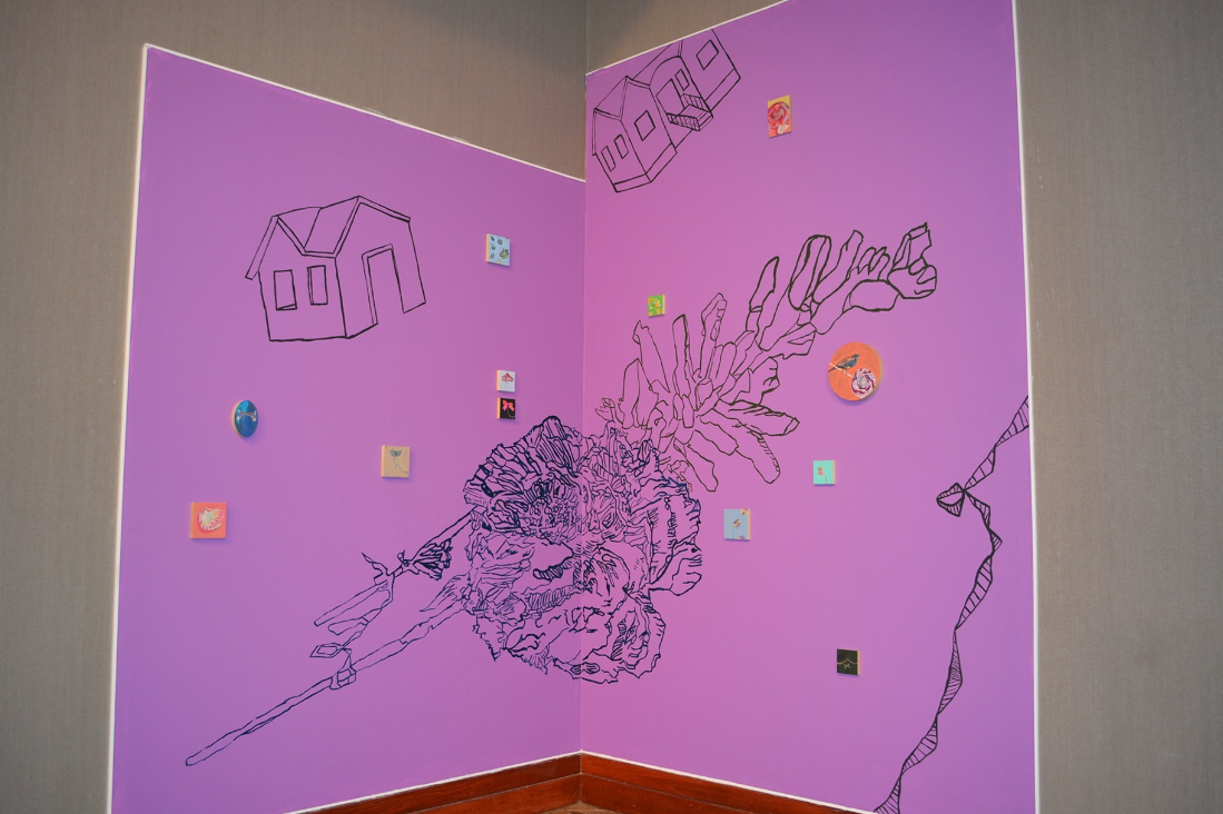 Installation Detail, "Connate" 2015