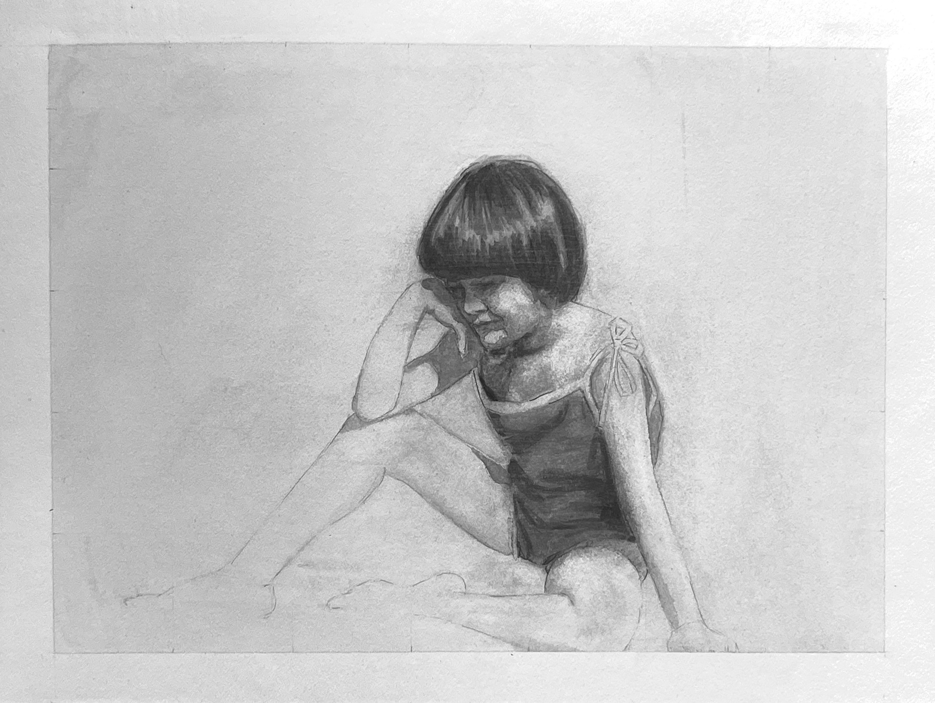 Mama, Watercolor on Paper