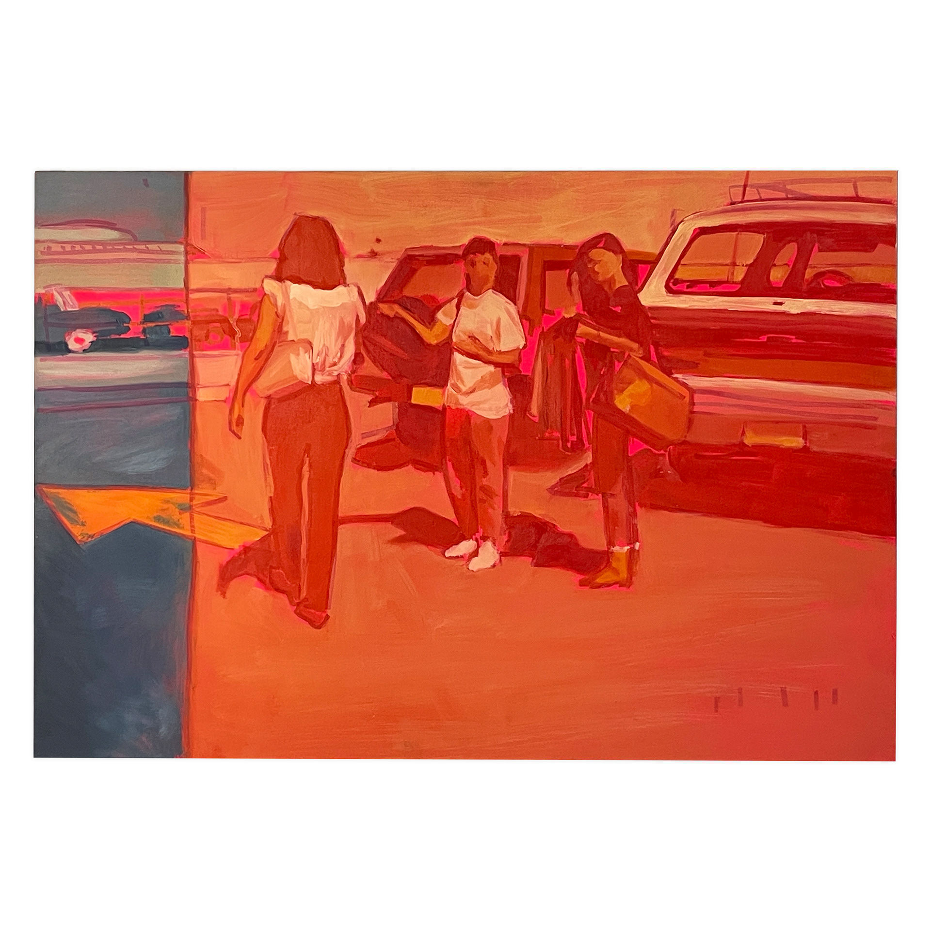 That Way, Oil on Panel