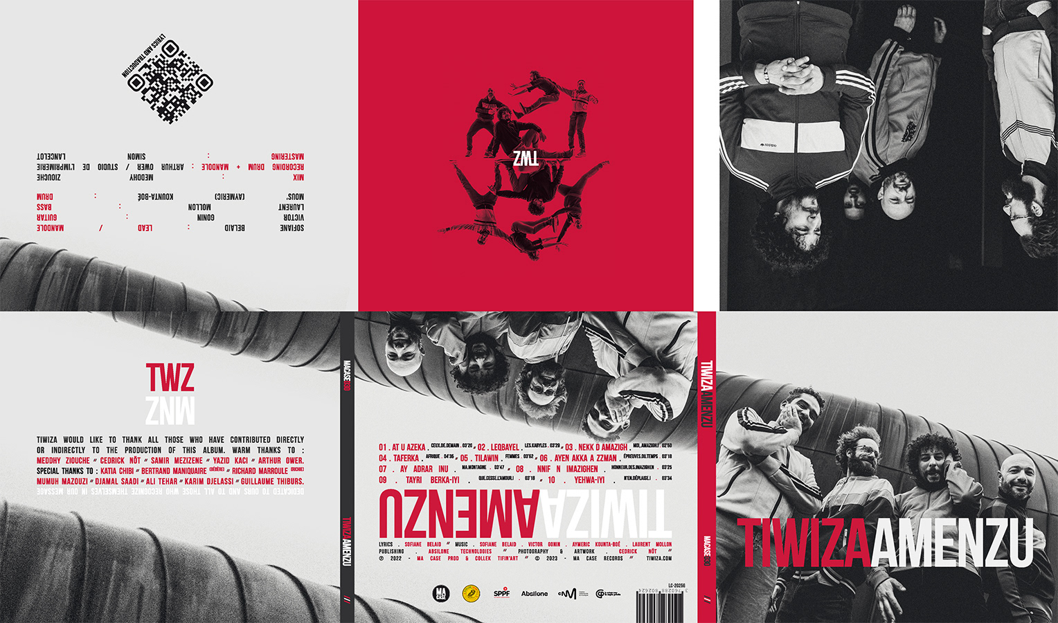 Tiwiza - Digipack - Maquette - Print