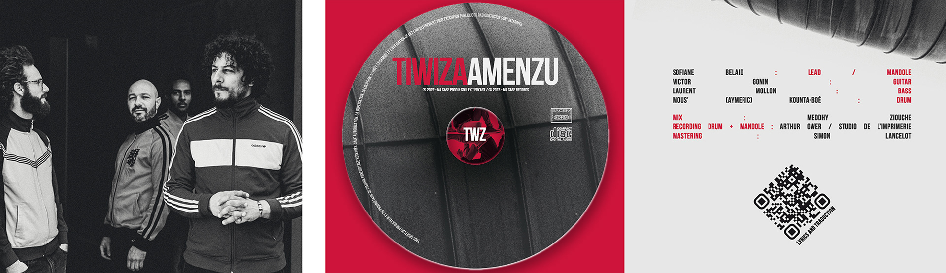 Tiwiza - Digipack - Intérieur + Rondelle