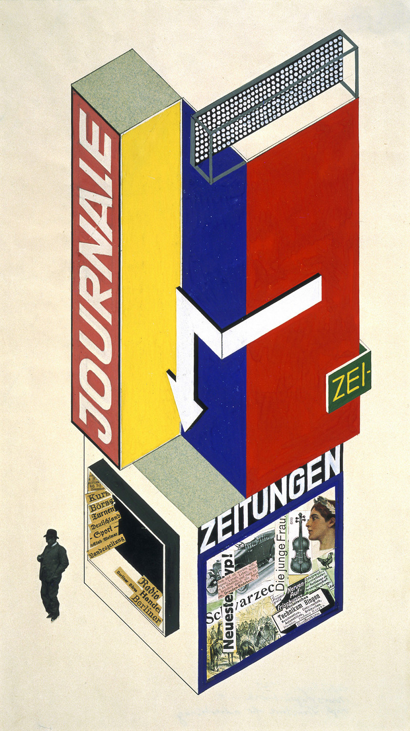 Joost Schmidt, poster for the Bauhaus exhibition in Weimar, 1923