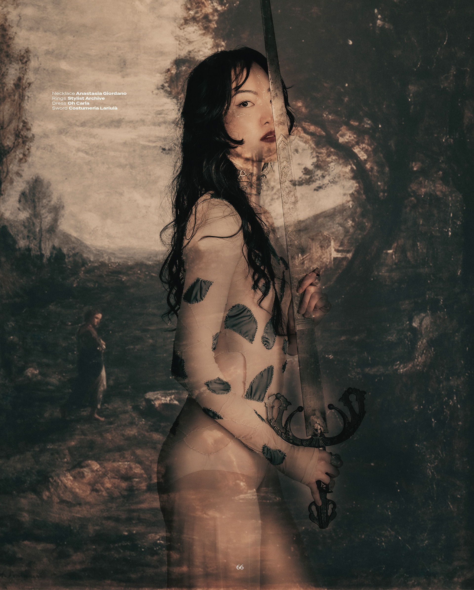photographer Myriam Tisbo; stylist Enza Martino, assisted by Federica Mirolla; mua Giulia Antonioli; hair stylist Paolo Cherchi