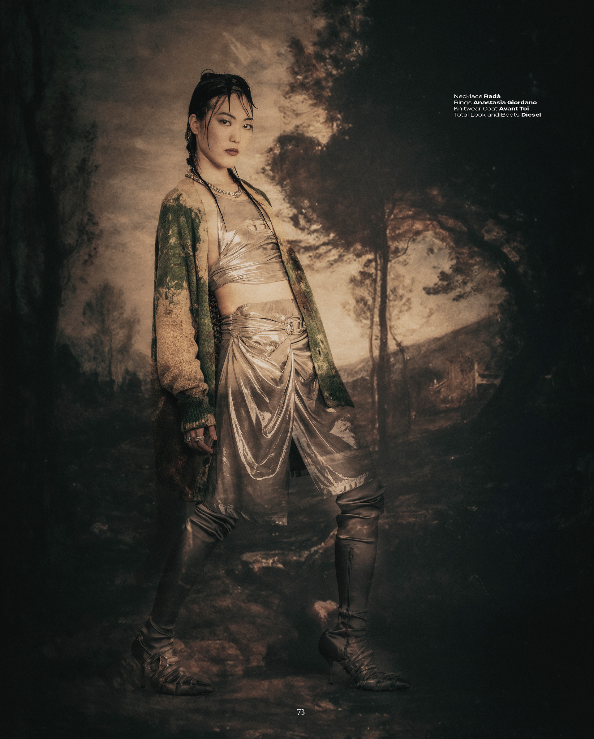 photographer Myriam Tisbo; stylist Enza Martino, assisted by Federica Mirolla; mua Giulia Antonioli; hair stylist Paolo Cherchi