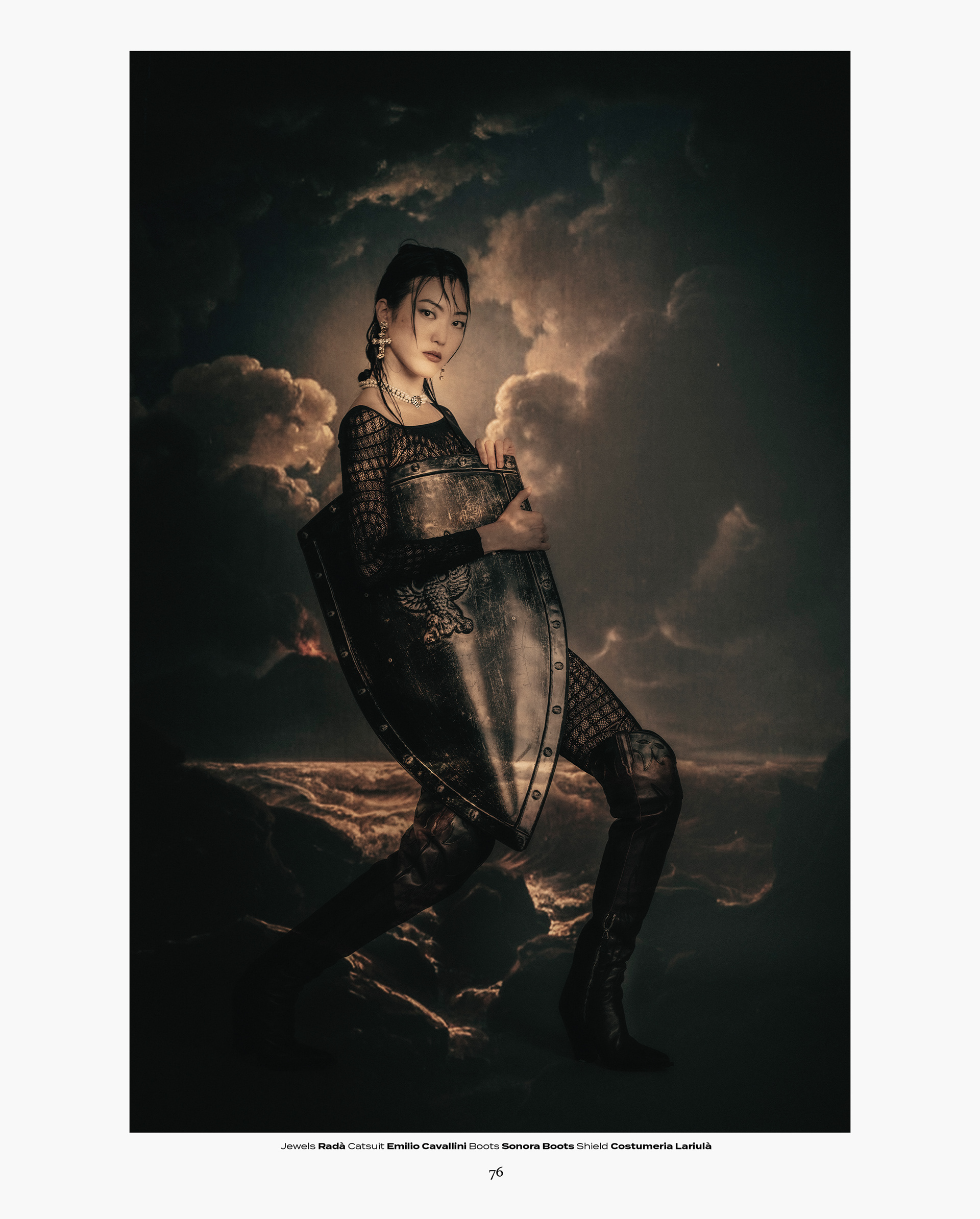 photographer Myriam Tisbo; stylist Enza Martino, assisted by Federica Mirolla; mua Giulia Antonioli; hair stylist Paolo Cherchi