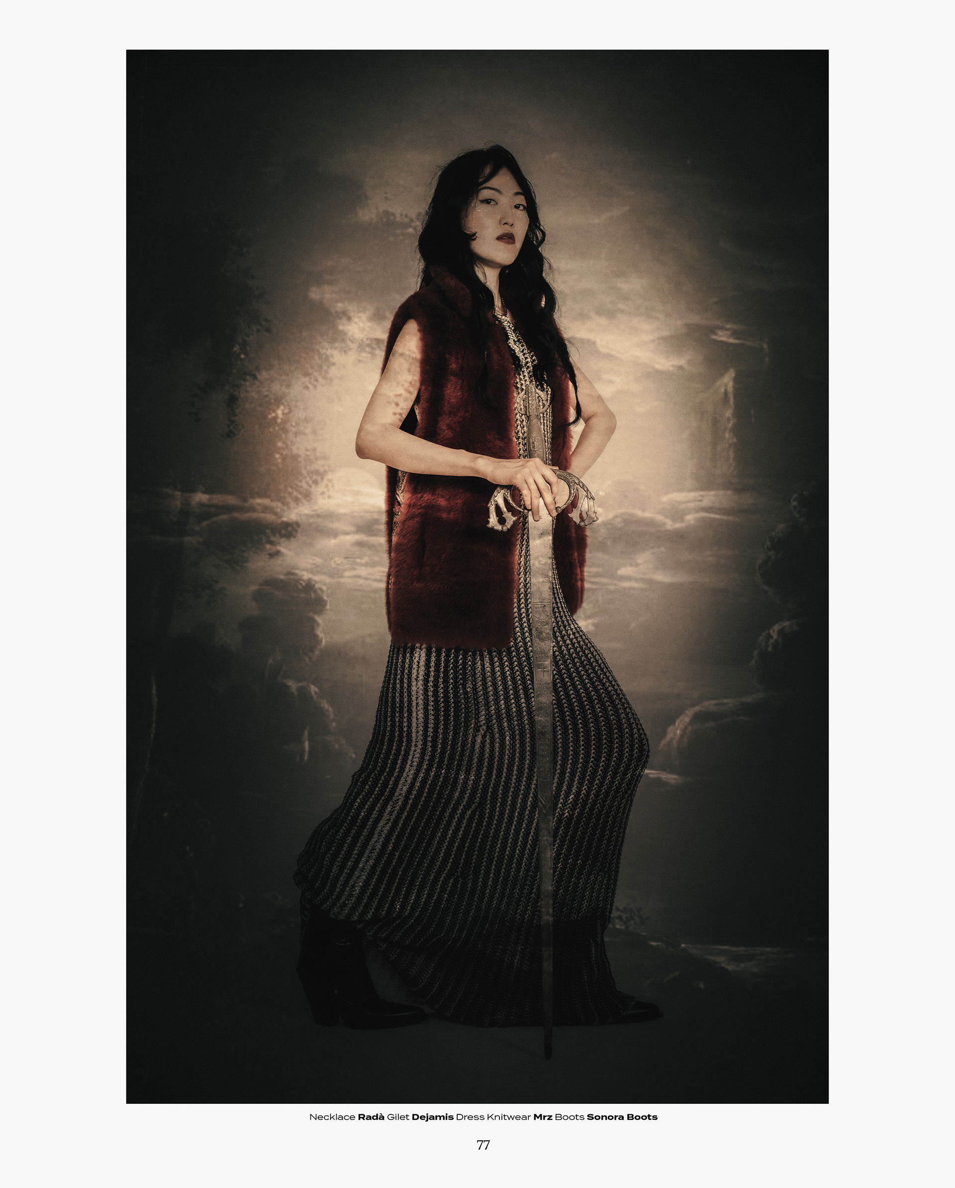 photographer Myriam Tisbo; stylist Enza Martino, assisted by Federica Mirolla; mua Giulia Antonioli; hair stylist Paolo Cherchi