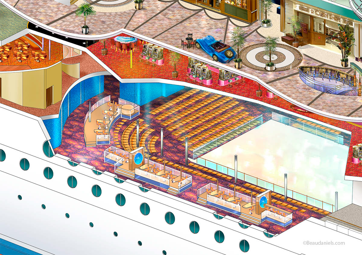 Freedom of the Seas, Ice rink.