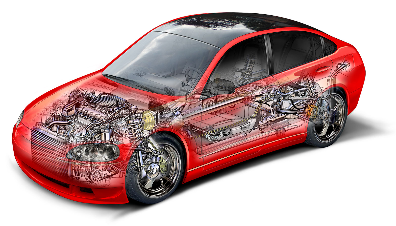 Full cutaway generic vehicle