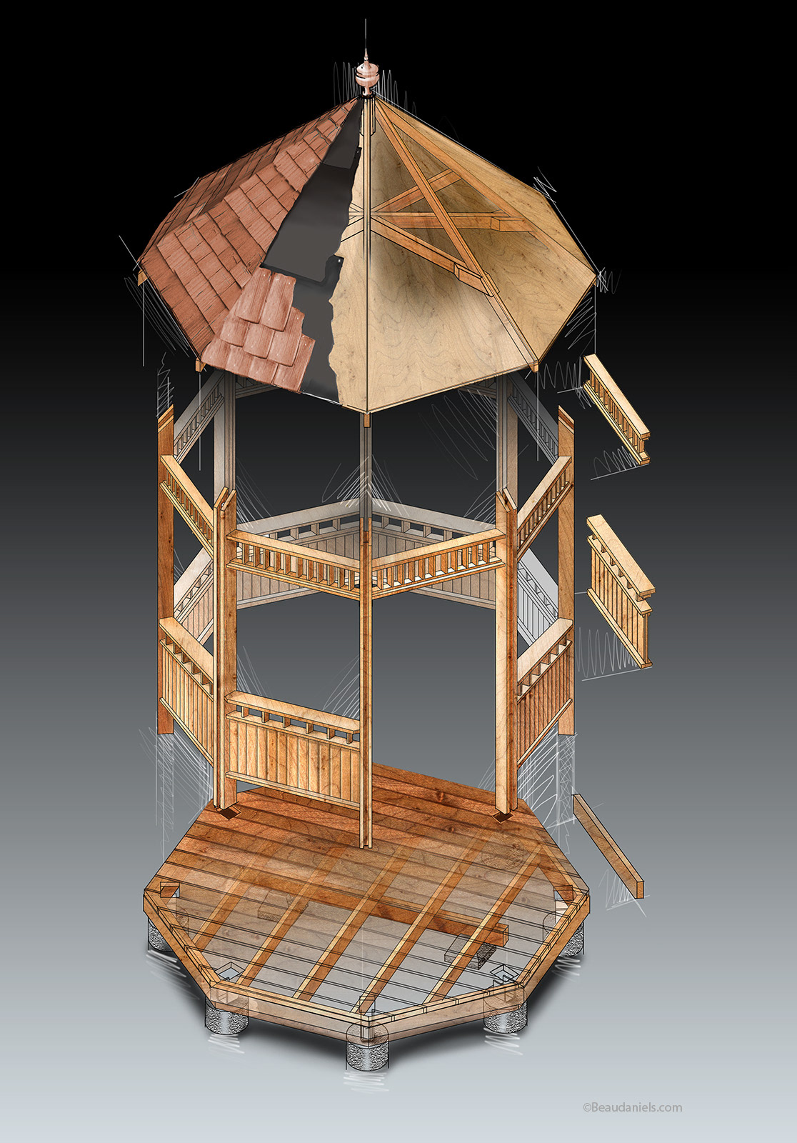 Gazebo as it went to print.