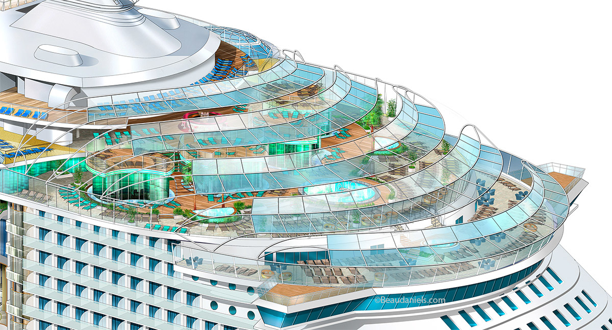 Solarium, Harmony of the Seas