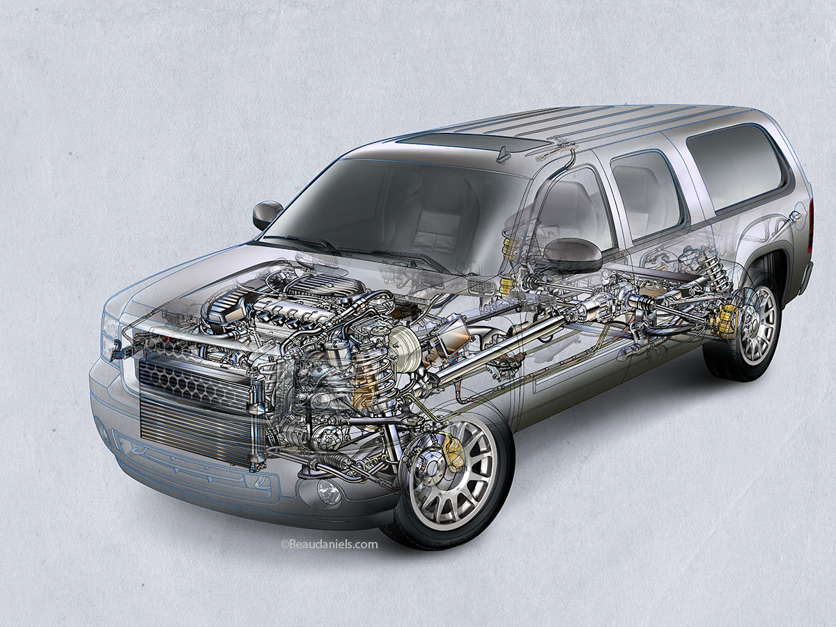 CUTAWAY GENERIC SUV