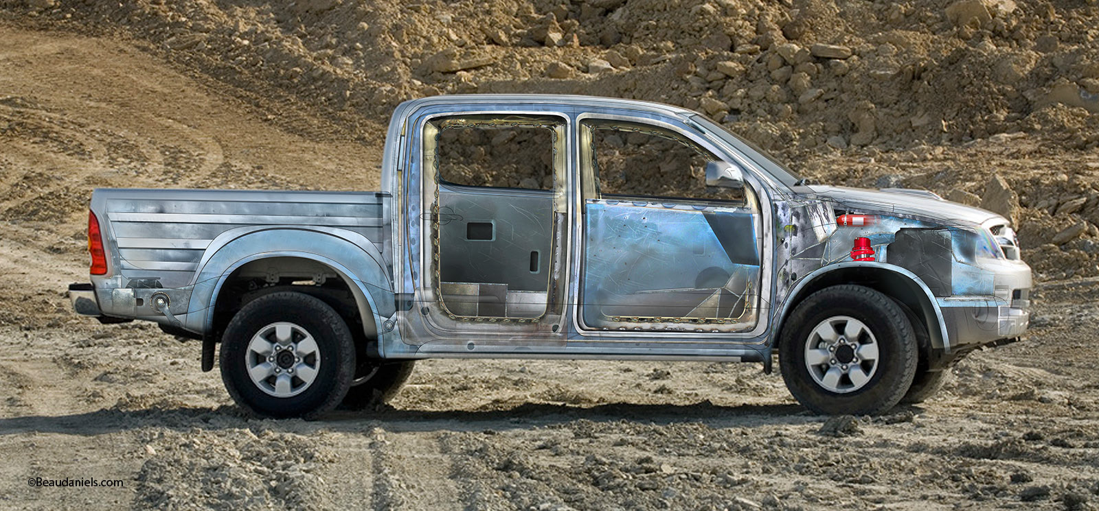 Toyota Hilux in all its glory.