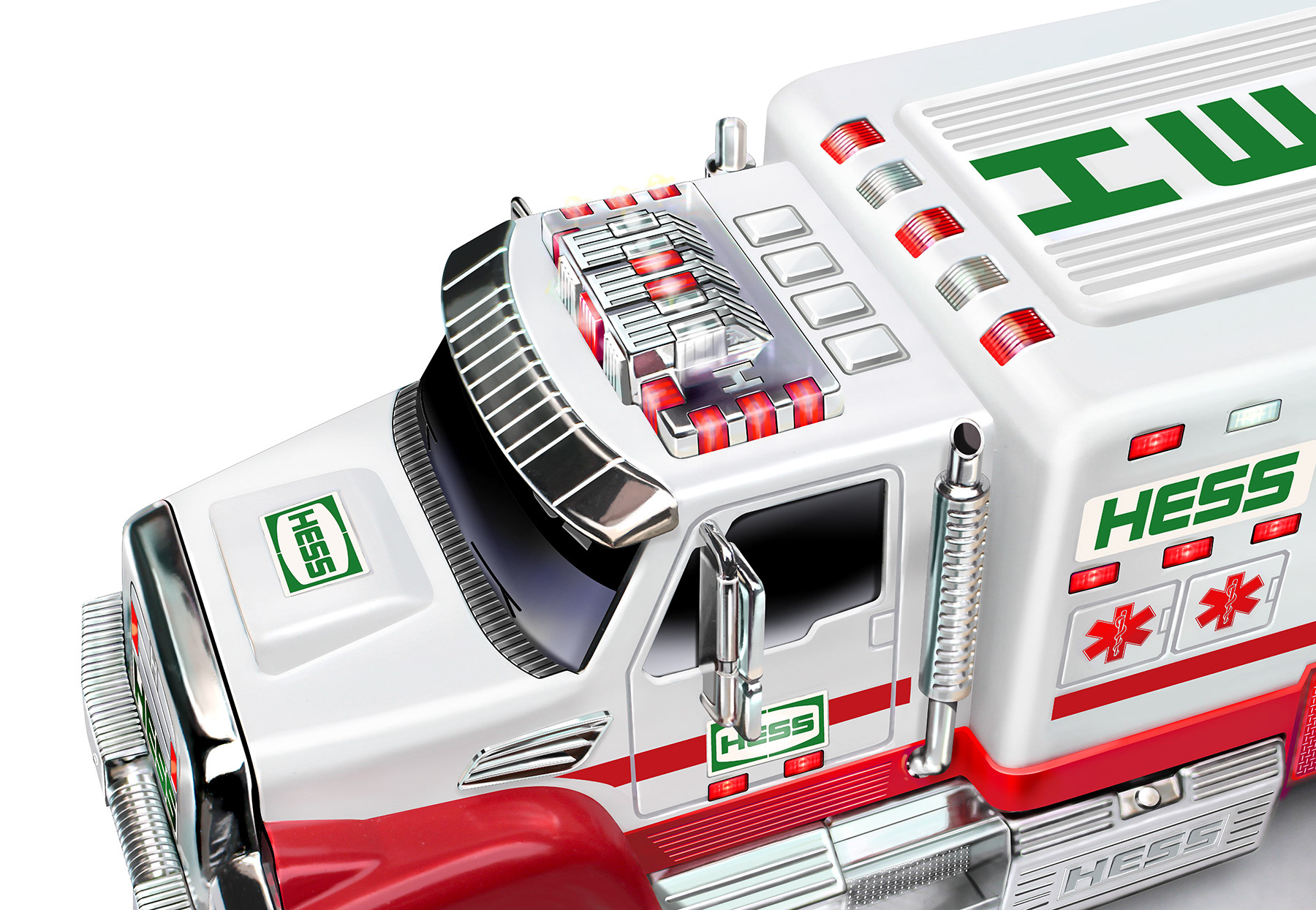 Hess truck controls illustration.