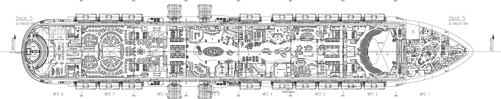 Allure of the Seas Cruise Ship & Deck Plans