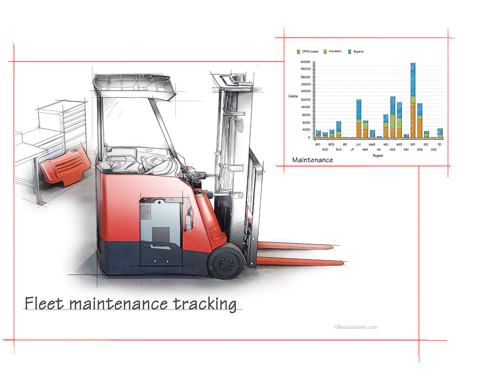 Компьютерная Графика, черчение инфографика. Art book with Technical and graphical Analysis. Constant Maintenance of track facilities.