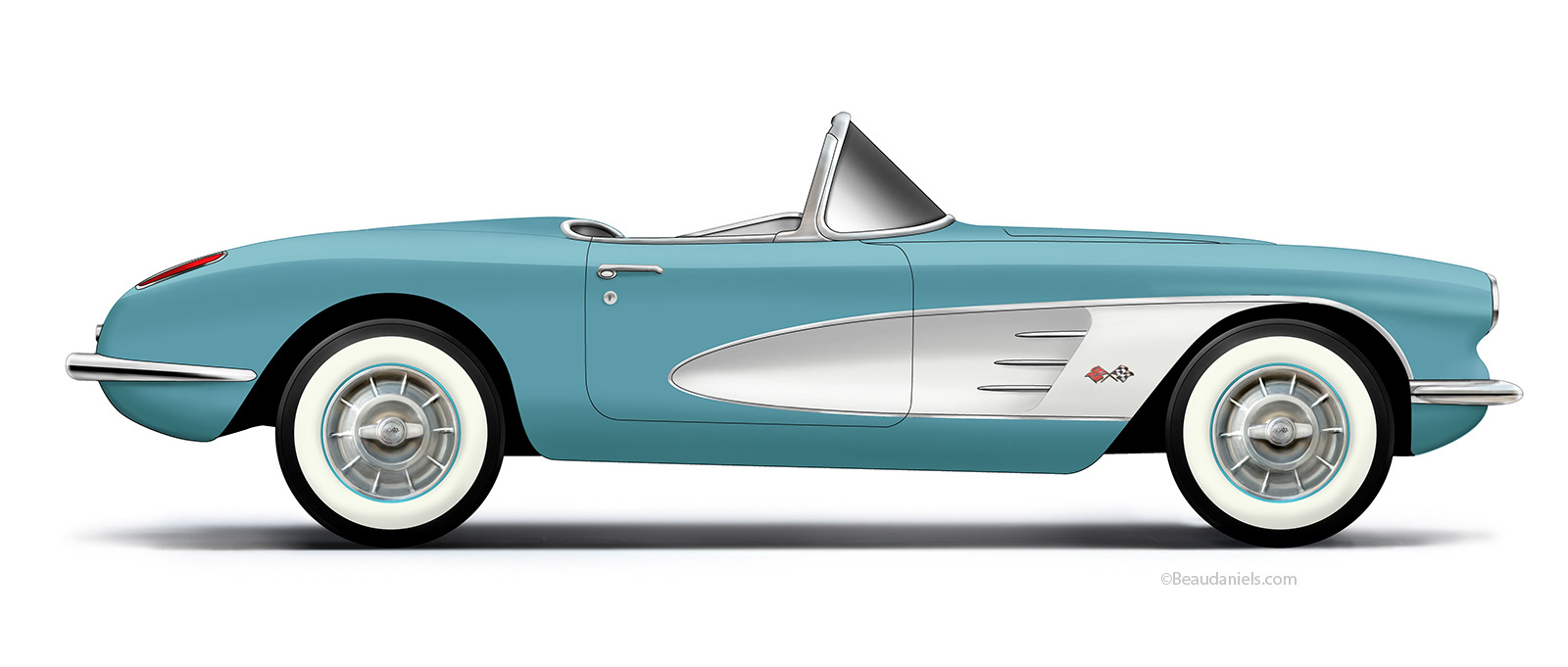 Corvette beauty shot.