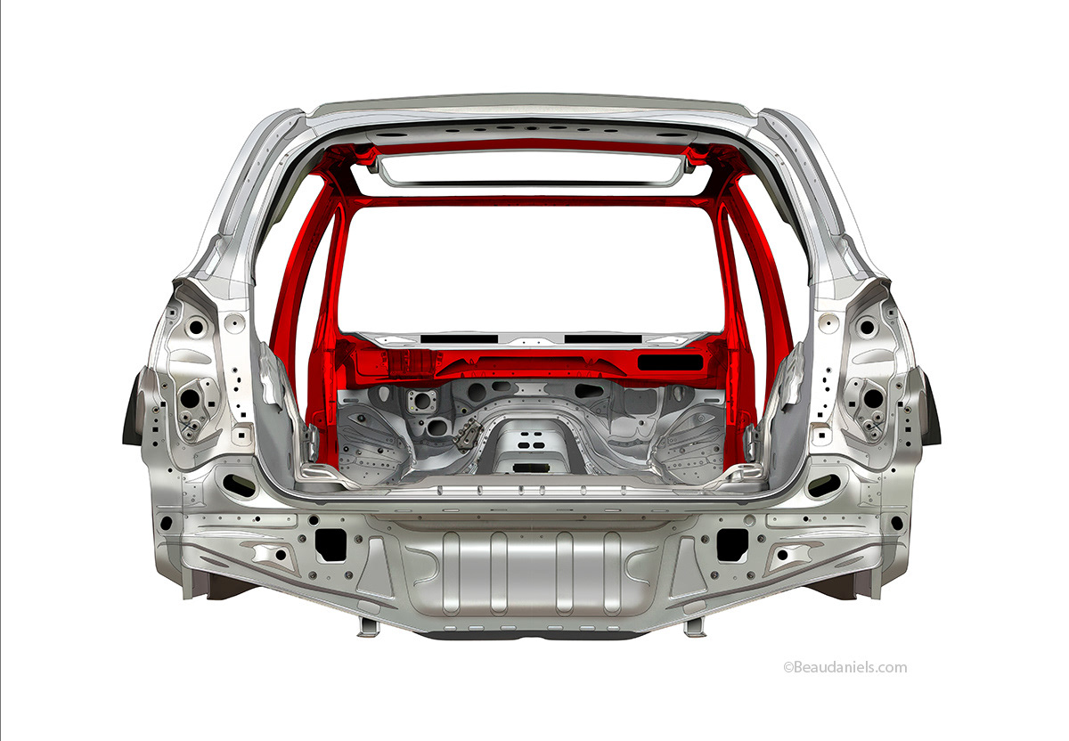 Rear elevation wrap for the Outback