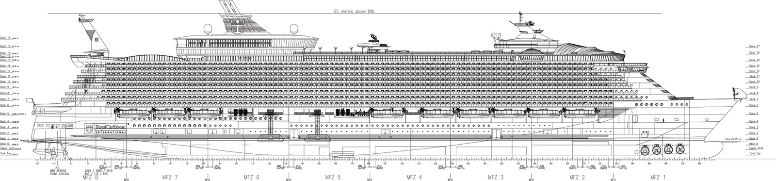 Allure of the Seas Cruise Ship & Deck Plans