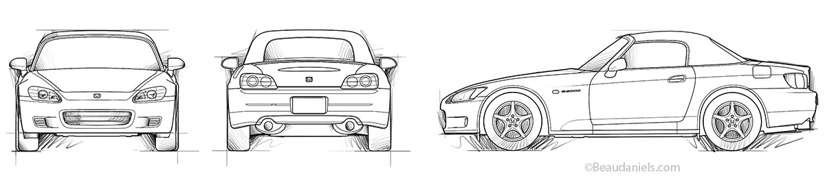 Honda S2000 diagrams.