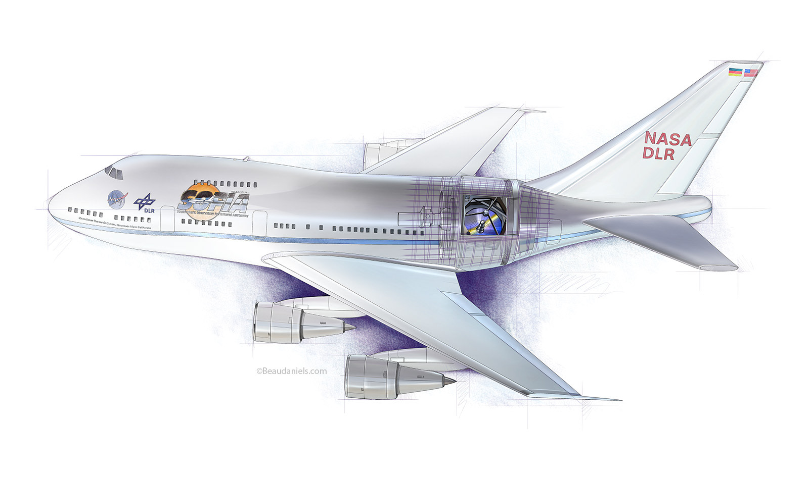 Sofia, Cutaway illustration.