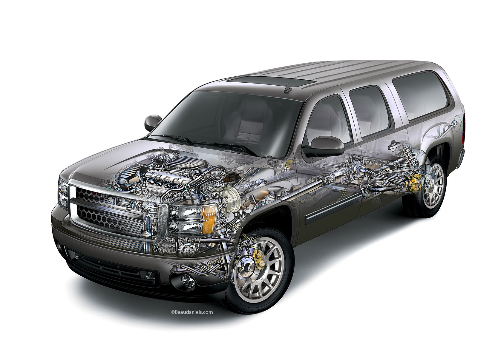 Full render of a generic SUV