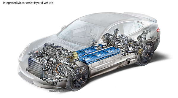 Technical illustration, Beau and Alan Daniels. - Generic car update