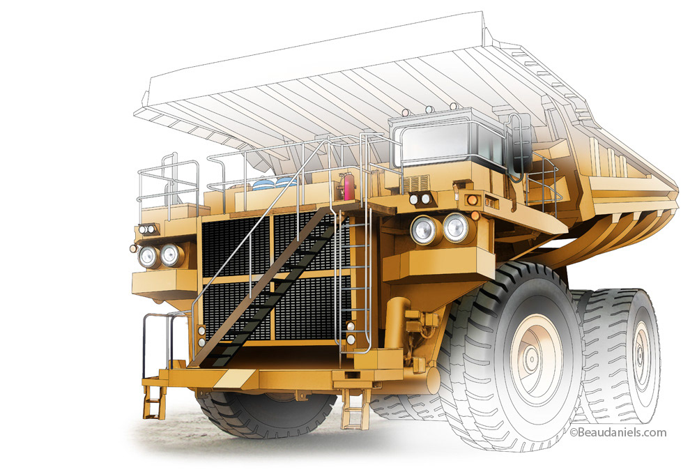 Haul truck.