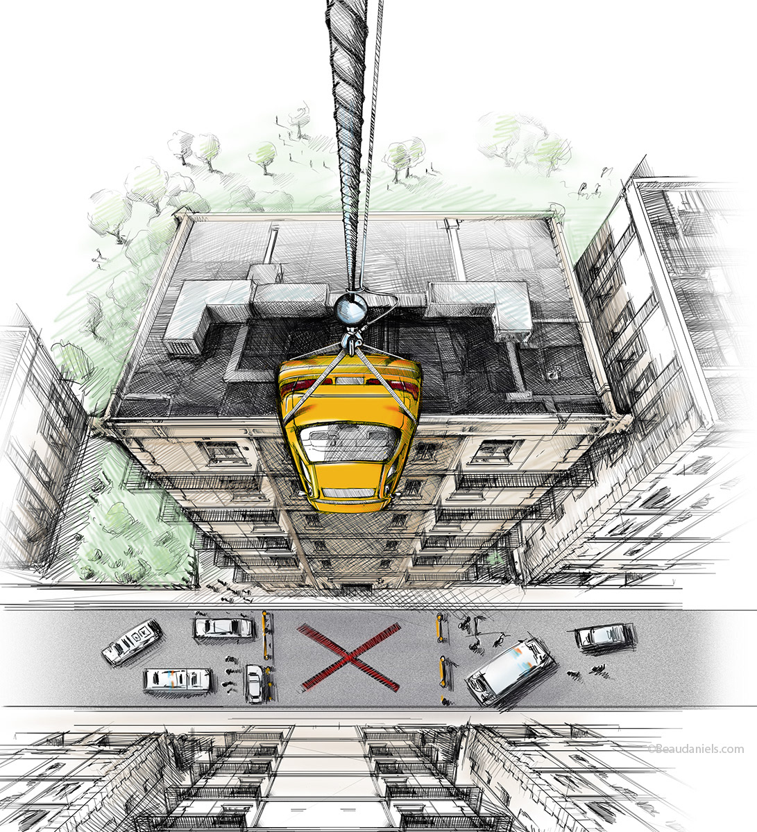 Car drop.
