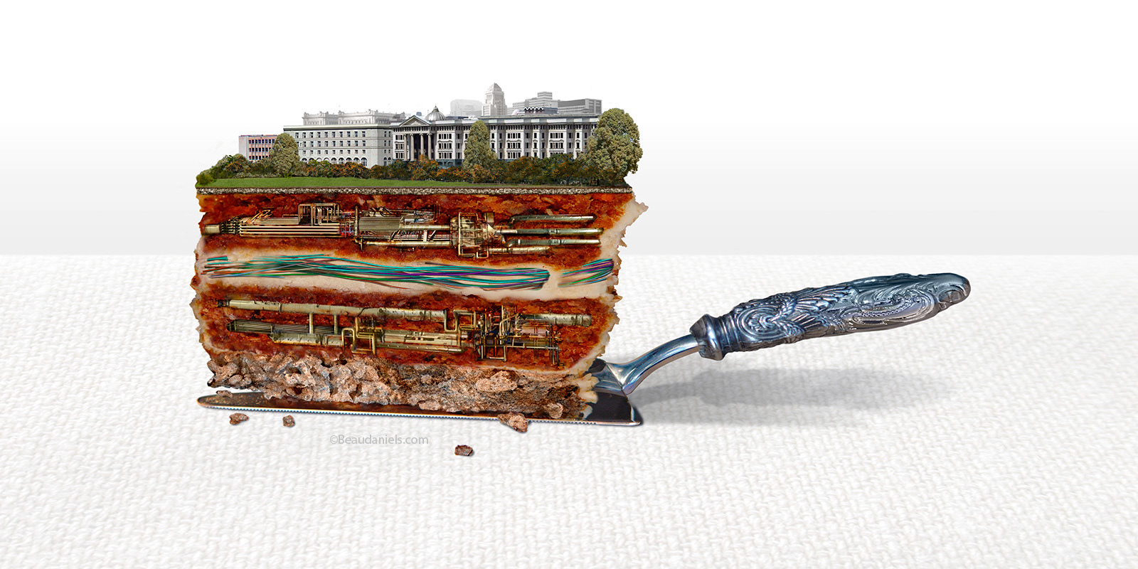 Federal Pie, A slice of architectural pie.